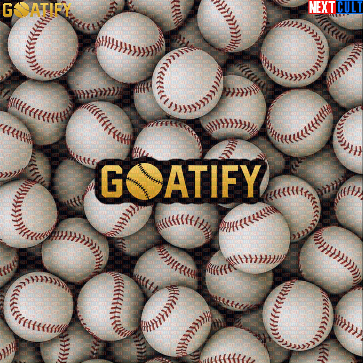 Sticker GOATIFY Baseball GOAT Decal for MLB Fans Greatest of All Time Baseball Gift | Stickers | ["Baseball", "MLB", "NCB"]