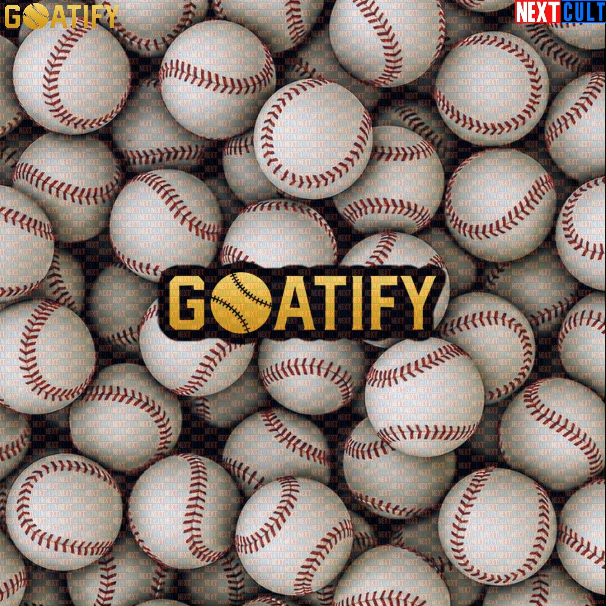 Sticker GOATIFY Baseball GOAT Decal for MLB Fans Greatest of All Time Baseball Gift | Stickers | ["Baseball", "MLB", "NCB"]