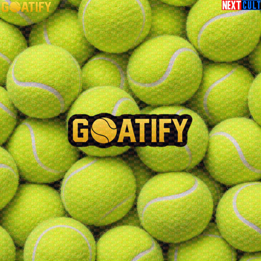 Tennis GOAT Sticker Golden Ball Decal for Tennis & Padel Fans, Players & Gifts | GOATIFY | Stickers | ["NCB", "Padel", "Tennis"]