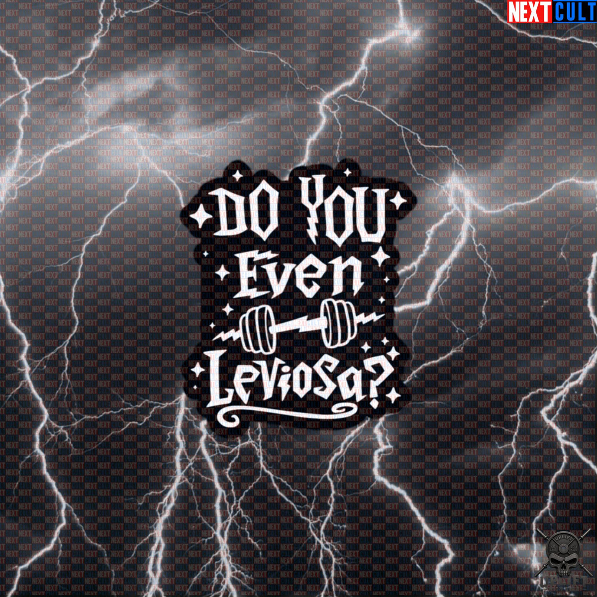 Do You Even Leviosa Sticker Wizard Gym Parody Decal for Lifters Fitness Meme | Stickers | ["Bodybuilding", "Books", "Films", "Fitness", "Gym", "Harry Potter", "NCB", "Workout"]