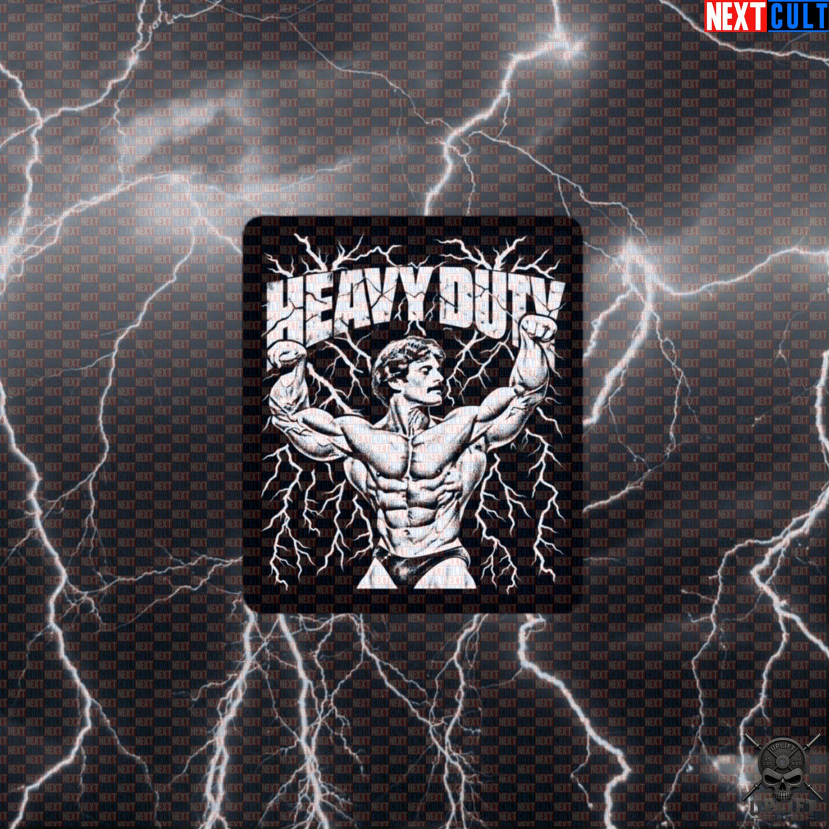 Sticker Mike Mentzer Heavy Duty Flexing Bodybuilding Gym Decal for Old School Lifters | Stickers | ["Bodybuilding", "Fitness", "Gym", "Mike Mentzer", "NCB", "Workout"]