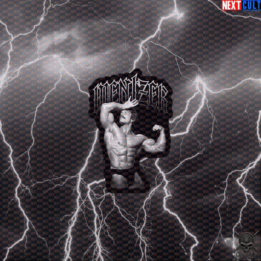 Mike Mentzer Heavy Duty Sticker Old School Bodybuilding Gym Decal for Lifters Default Title Stickers Next Cult Brand