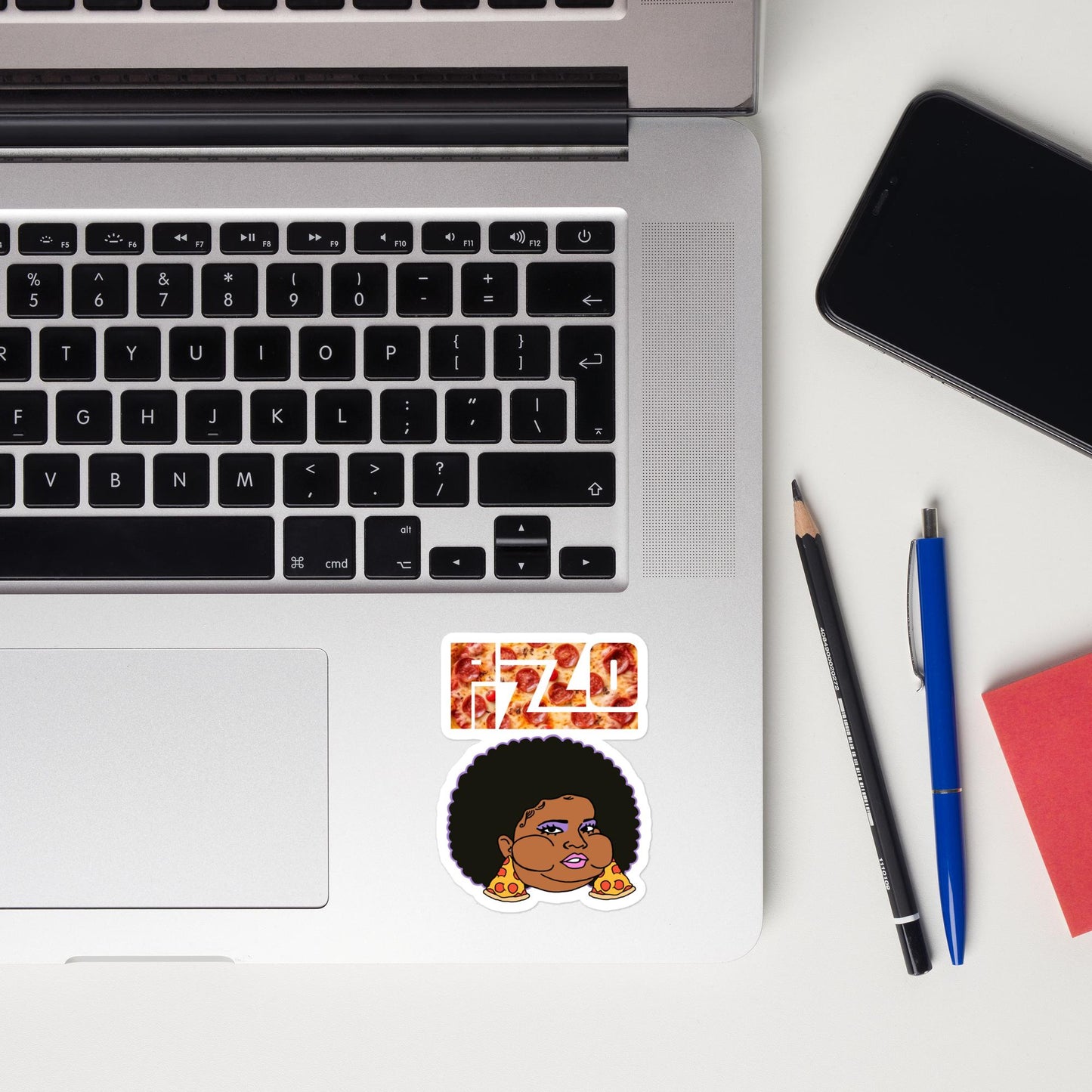 Pizzo Lizzo Pizza Lizzo Merch Lizzo Gift Song Lyrics Lizzo Bubble-free stickers Next Cult Brand