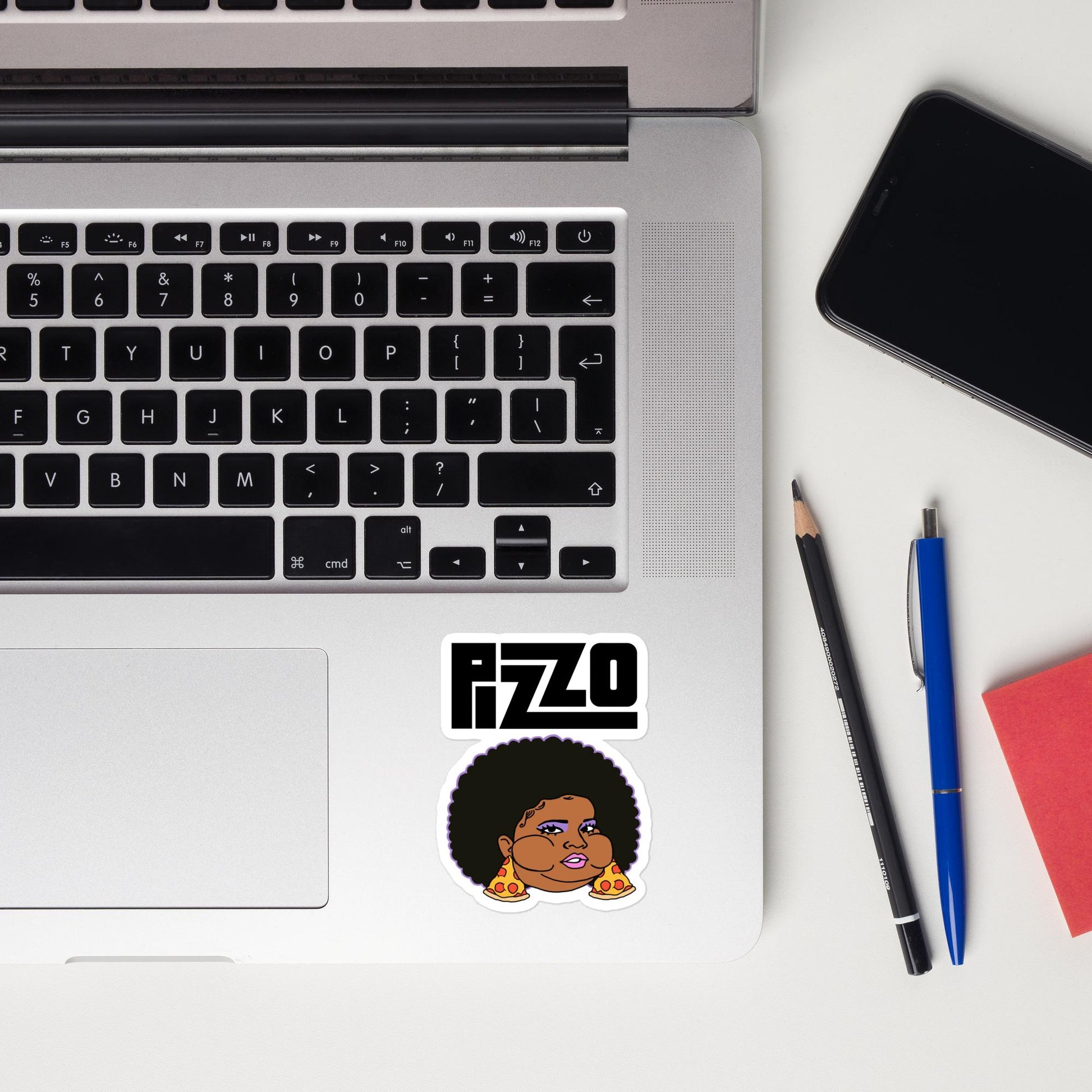 Pizzo Lizzo Pizza Lizzo Merch Lizzo Gift Song Lyrics Lizzo stickers 3″×3″ Stickers Lizzo Music Next Cult Brand