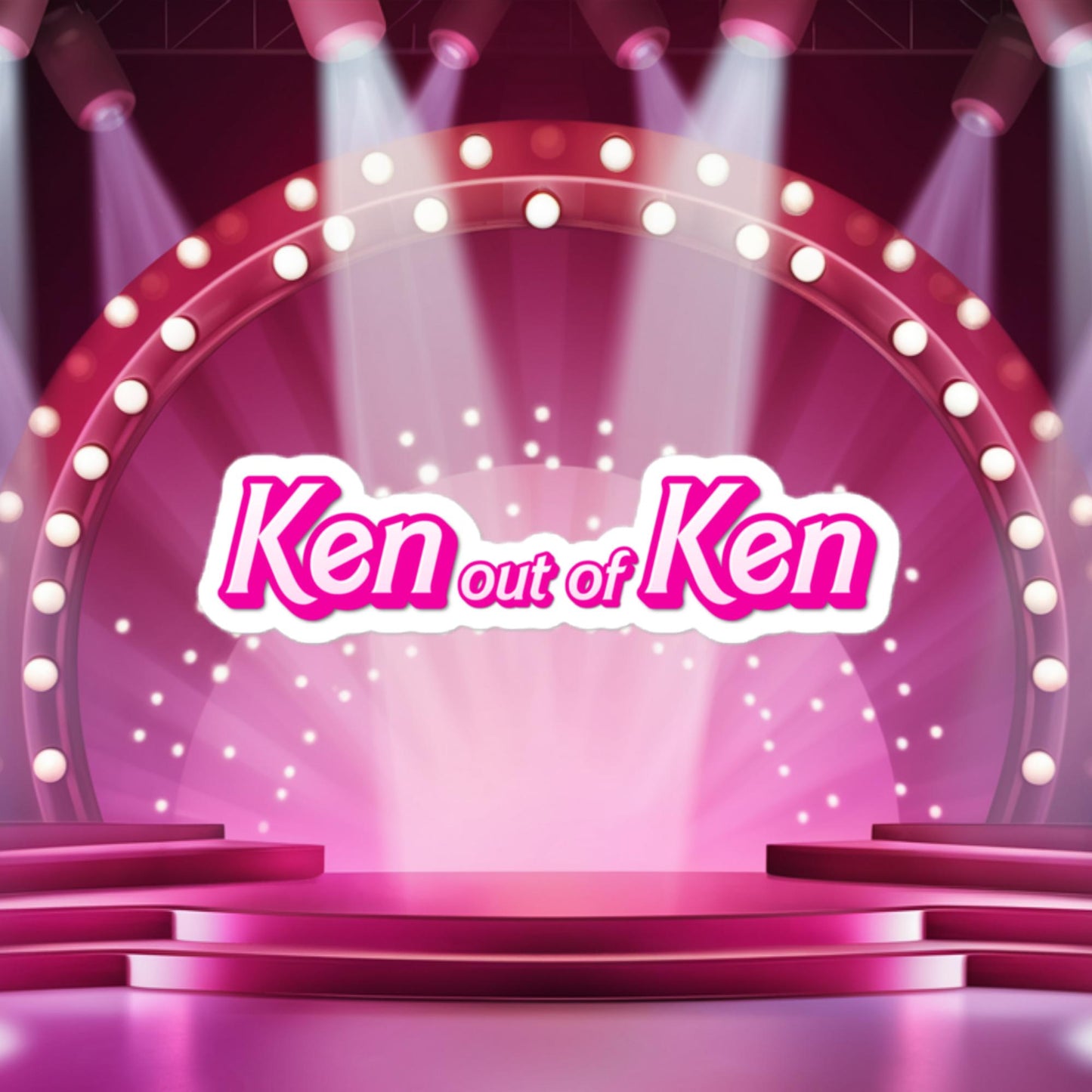 Ken out of Ken Barbie Movie Bubble-free stickers Next Cult Brand