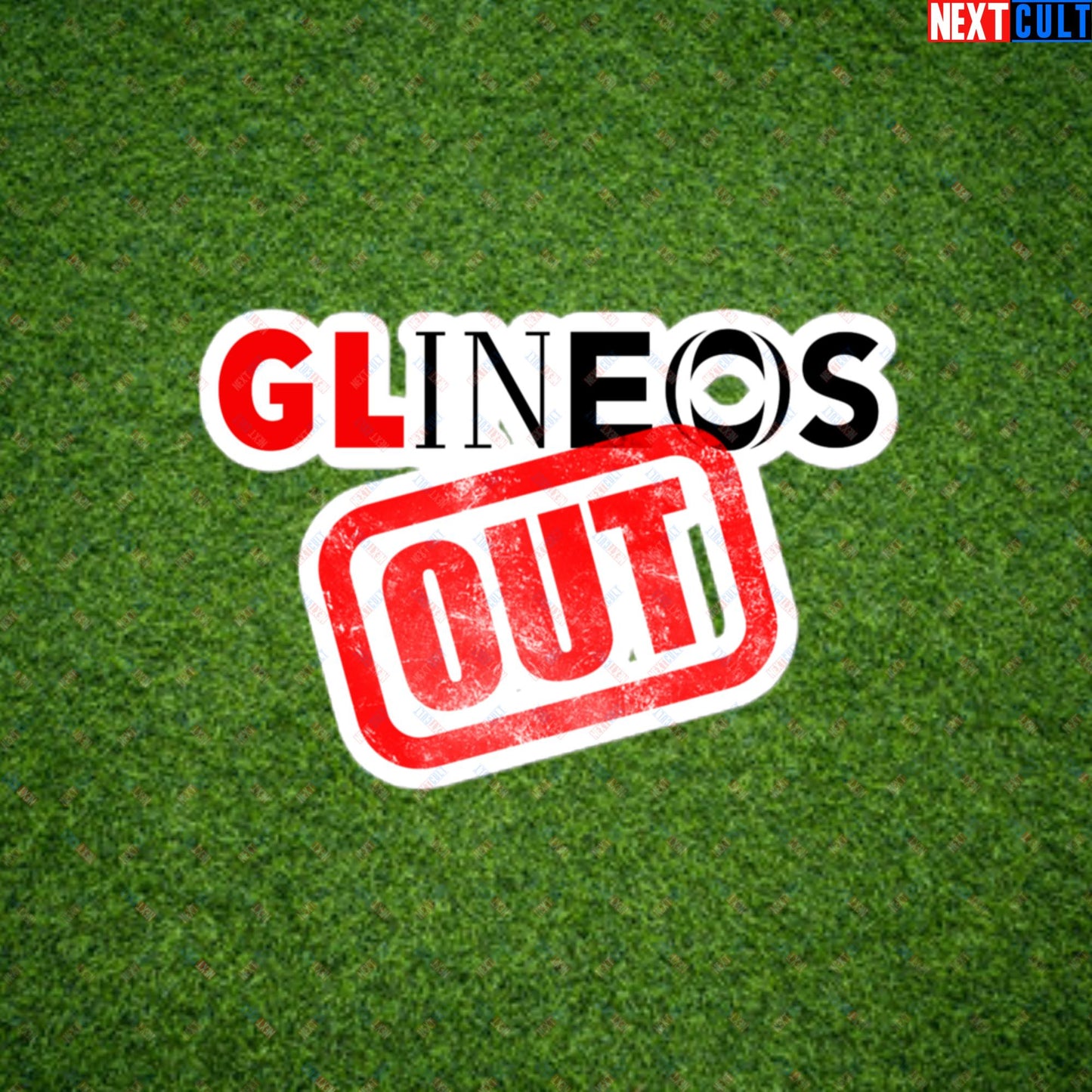 GLINEOS OUT Manchester United Fans Protest Against Glazers, Ineos and Ratcliffe Bubble-free stickers 4″×4″ Stickers Football GlazersOut Manchester United RatcliffeOut Next Cult Brand