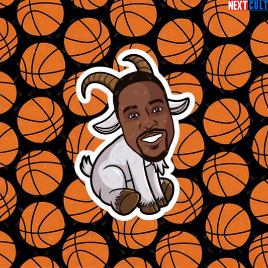 Dwight Howard GOAT Sticker - Funny Basketball Meme Decal - Greatest of All Time Print for Basketball Fans - Perfect Gift for Dwight Howard Fans Bubble-free stickers 4″×4″ Stickers Basketball Dwight Howard G.O.A.T. Los Angeles Lakers NBA Orlando Magic Next Cult Brand