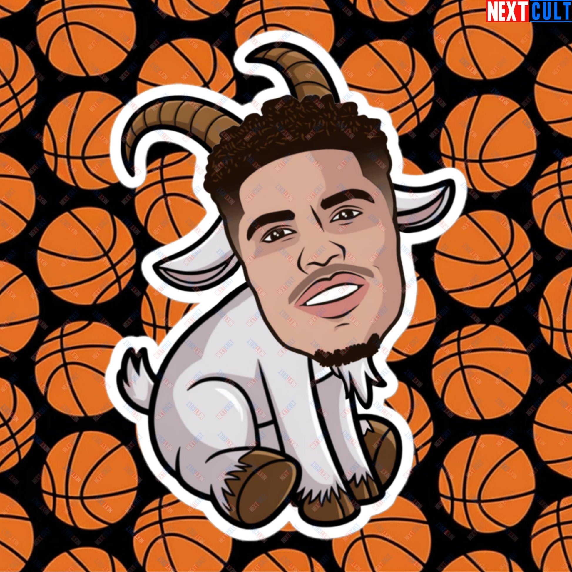 LaMelo Ball G.O.A.T. Sticker - Funny Basketball Meme Decal - Greatest of All Time Print for Basketball Fans - Perfect Gift for LaMelo Ball Fans Bubble-free stickers 5.5″×5.5″ Stickers Basketball Charlotte Hornets G.O.A.T. LaMelo Ball NBA Next Cult Brand