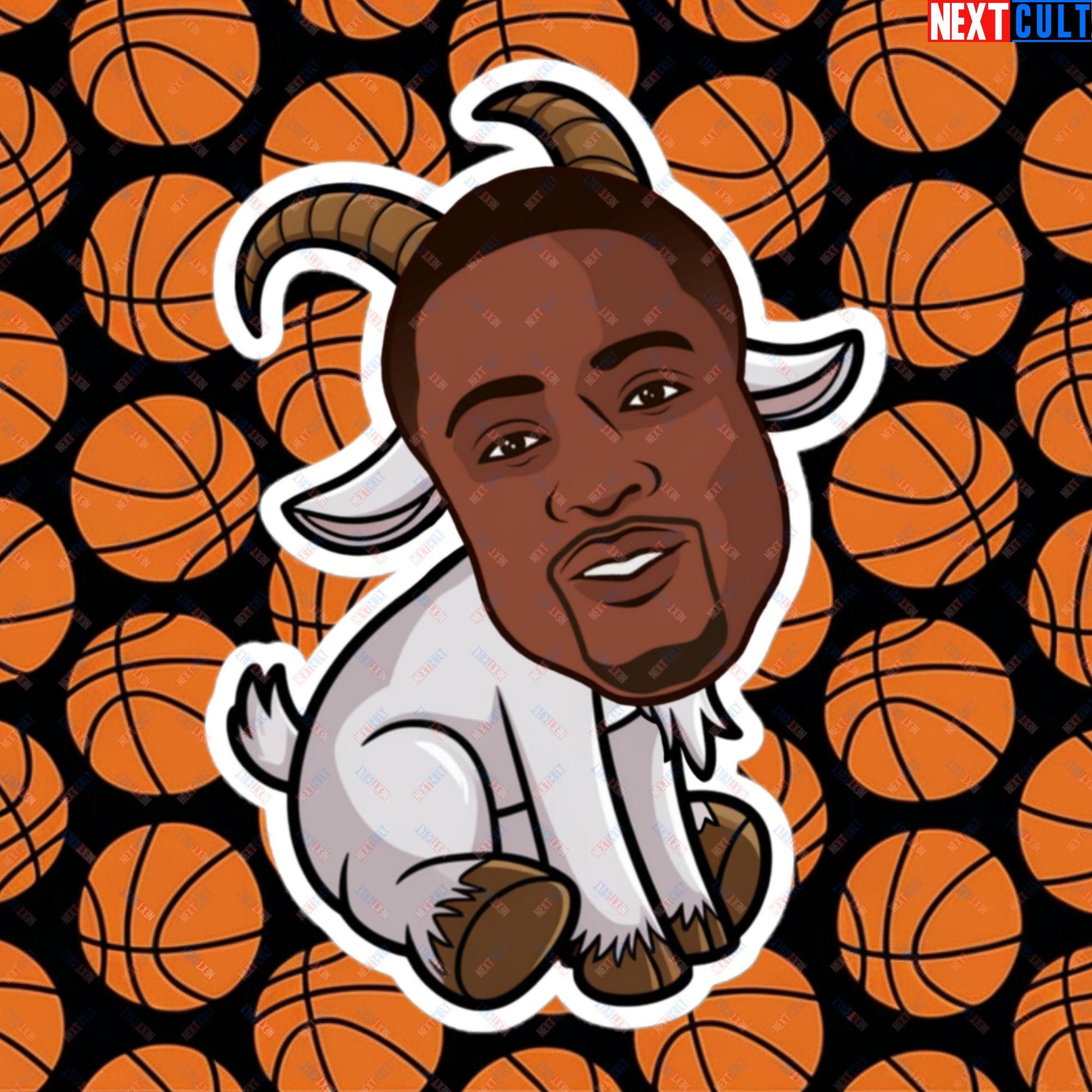 Dwyane Wade G.O.A.T. Sticker - Funny Basketball Meme Decal - Greatest of All Time Print for Basketball Fans - Perfect Gift for Dwyane Wade Fans Bubble-free stickers 5.5″×5.5″ Stickers Basketball Dwyane Wade G.O.A.T. Miami Heat NBA Next Cult Brand