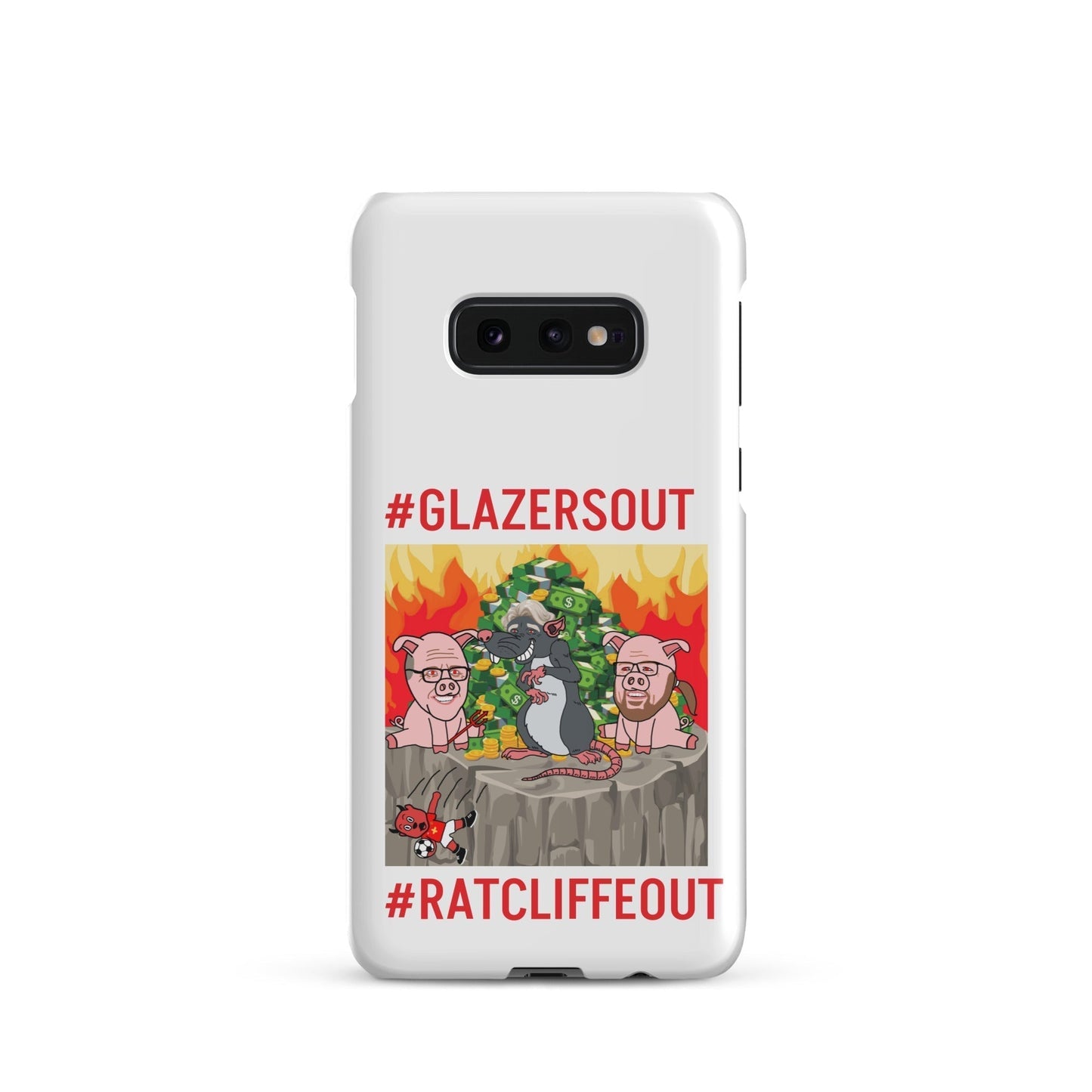 Manchester United Ratcliffe Out, Glazers Out Phone Snap Case for Samsung® Matte Samsung Galaxy S10e Mobile Phone Cases Football GlazersOut Manchester United RatcliffeOut Next Cult Brand