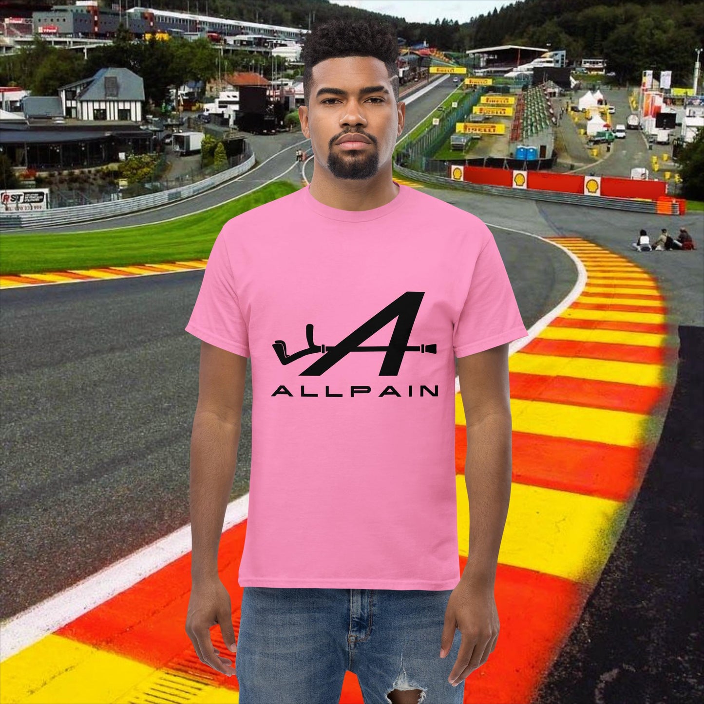 Allpain Alpine F1 Formula 1 Pierre Gasly Esteban Ocon Alpine classic tee Azalea T-shirts Alpine F1 Next Cult Brand