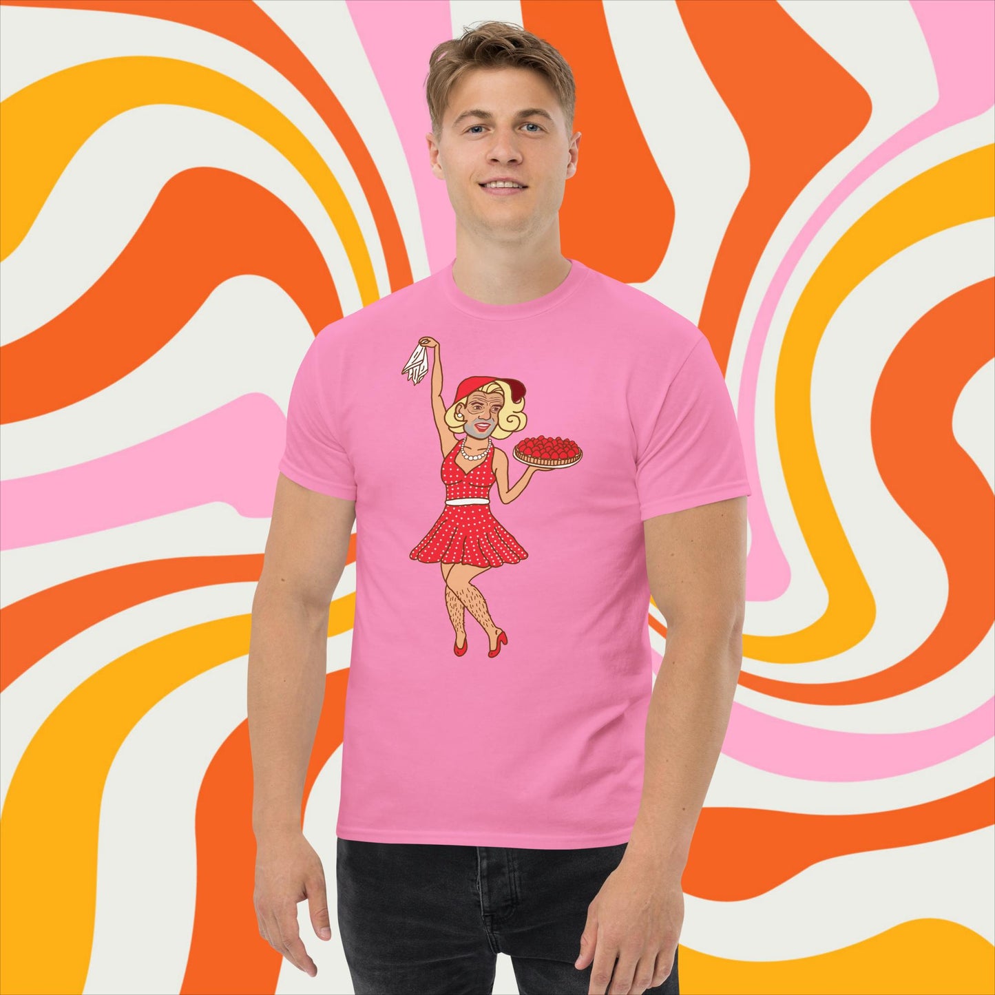 Thinnn Boy Bake Club The Fighter and The Kid TFATK Podcast Comedy 60s retro housewife Bryan Callen T-shirt Azalea T-shirts Bryan Callen Podcasts Stand-up Comedy The Fighter and The Kid (TFATK) Thinnn Boy Bake Club Next Cult Brand