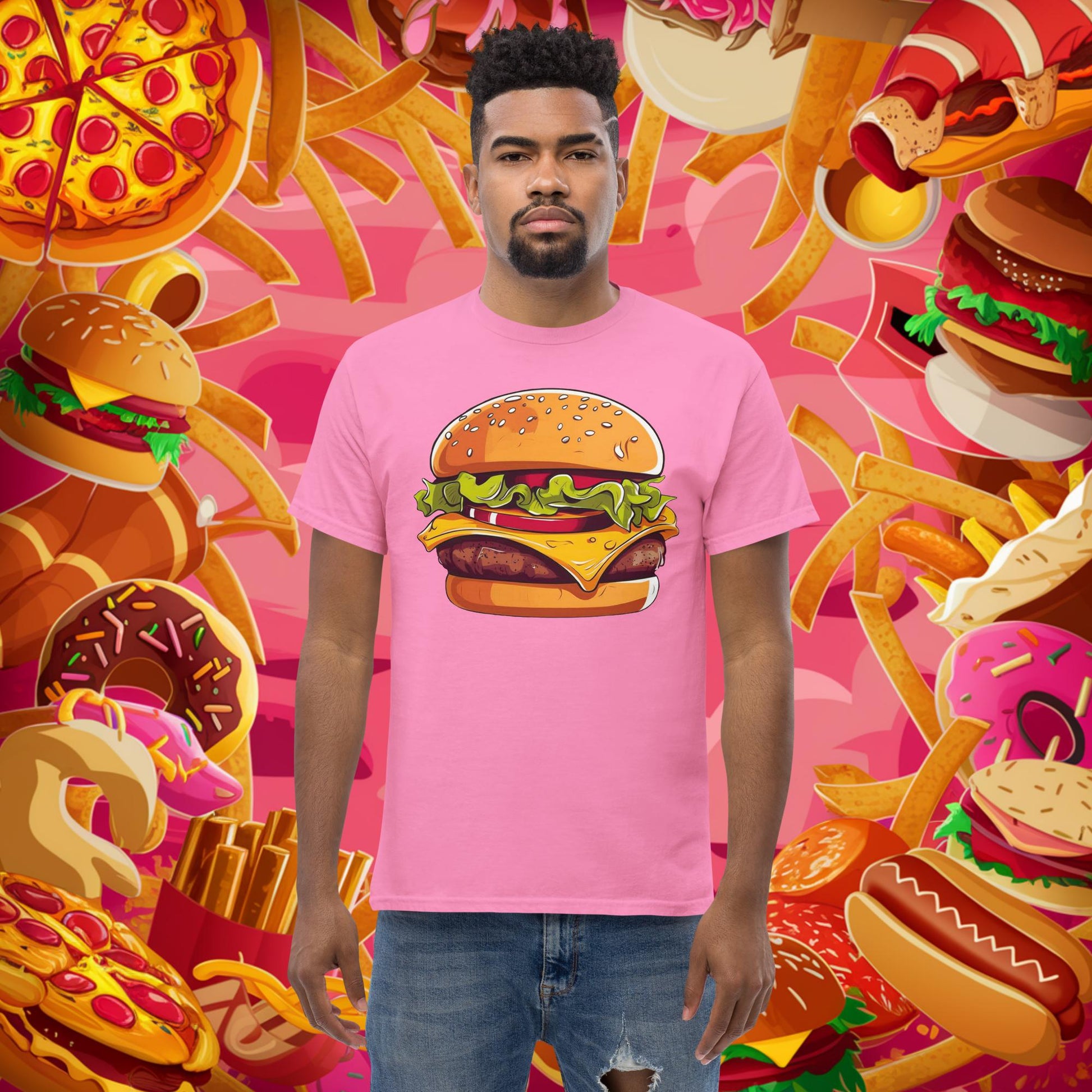 Cheeseburger I Love Burgers tee Next Cult Brand