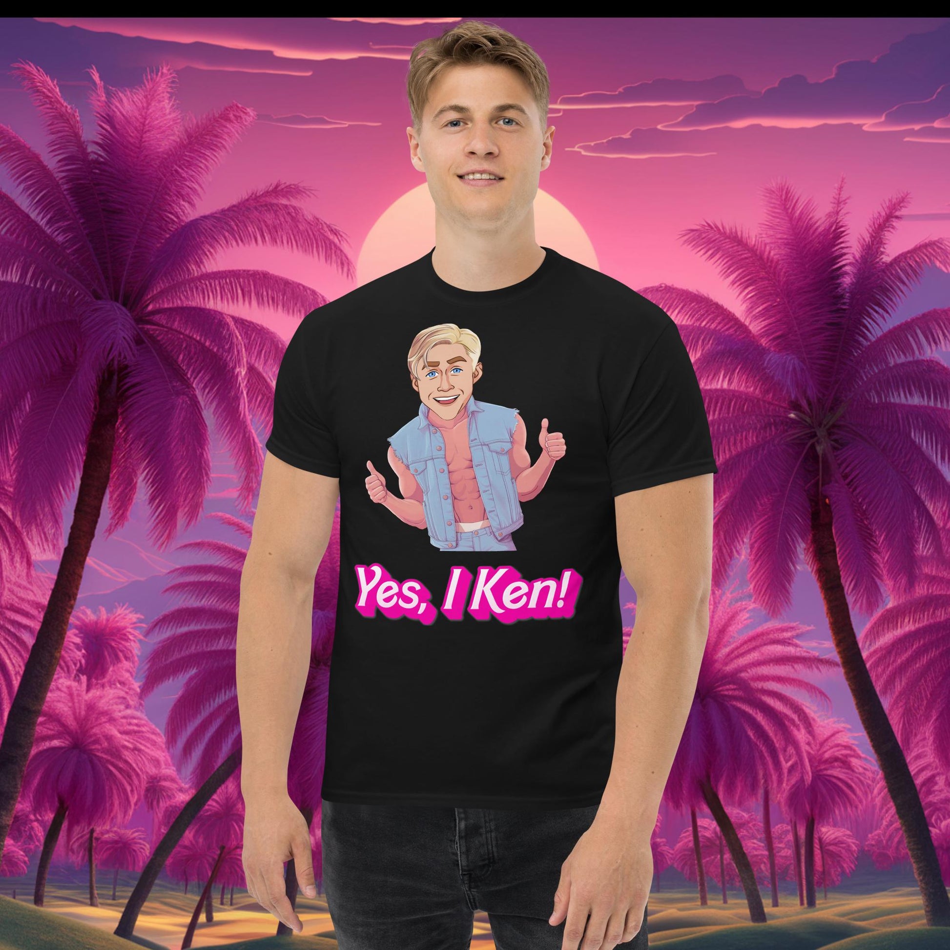 Yes I Ken Yes I can Ryan Gosling Ken Barbie Movie tee Next Cult Brand