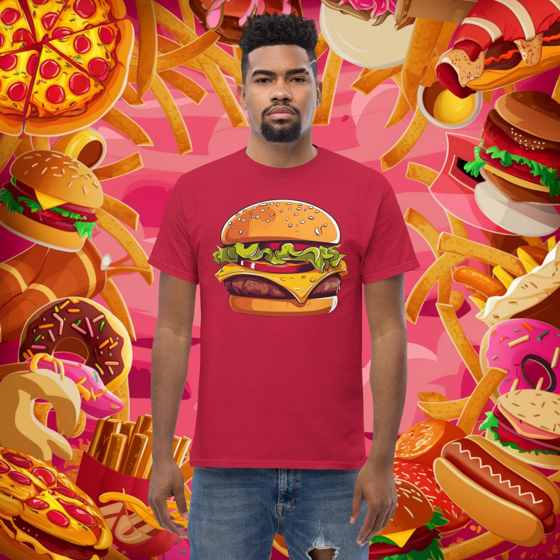 Cheeseburger I Love Burgers tee Next Cult Brand