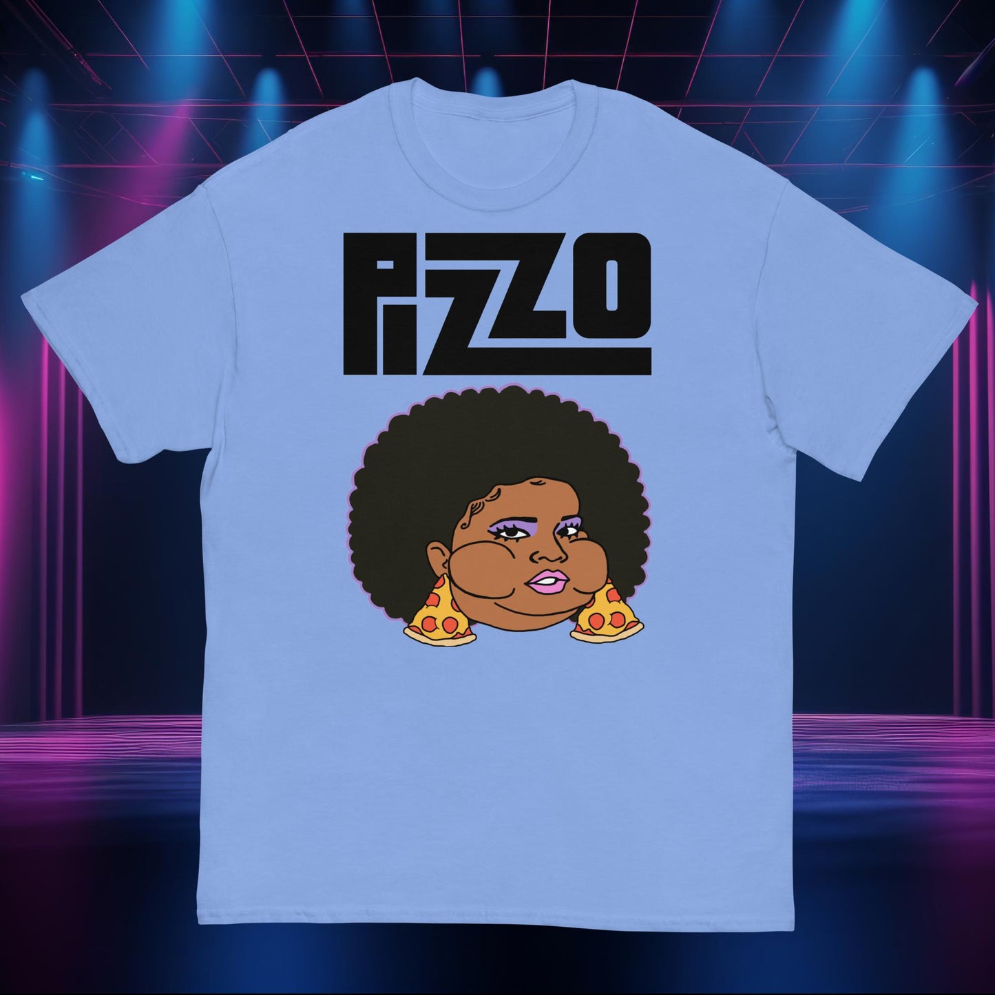 Pizzo Lizzo Pizza Lizzo Merch Lizzo Gift Body Positivity Body empowerment Lizzo shirt Carolina Blue T-shirts Lizzo Music Next Cult Brand