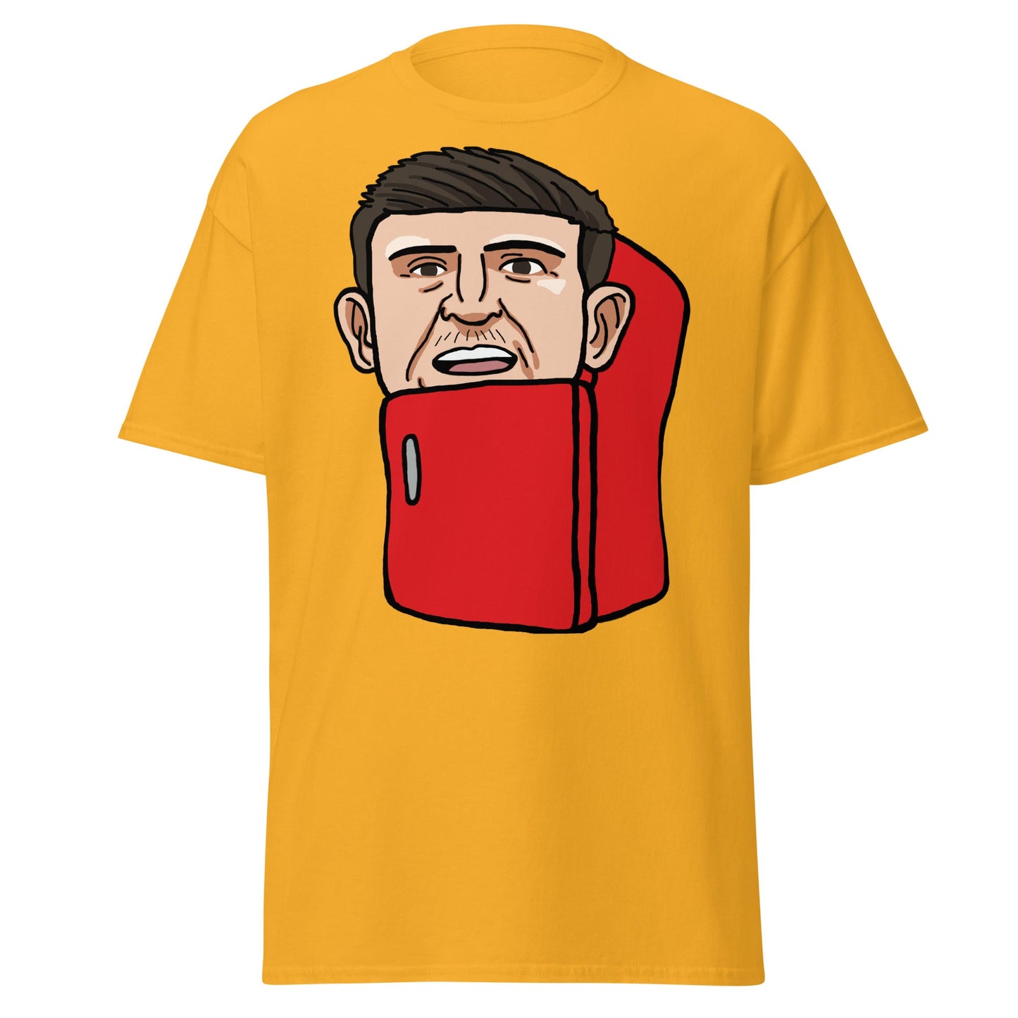 Harry ''The Fridge'' Maguire T-Shirt, With Name & Number Next Cult Brand Football, Harry Maguire, Manchester United, The Fridge