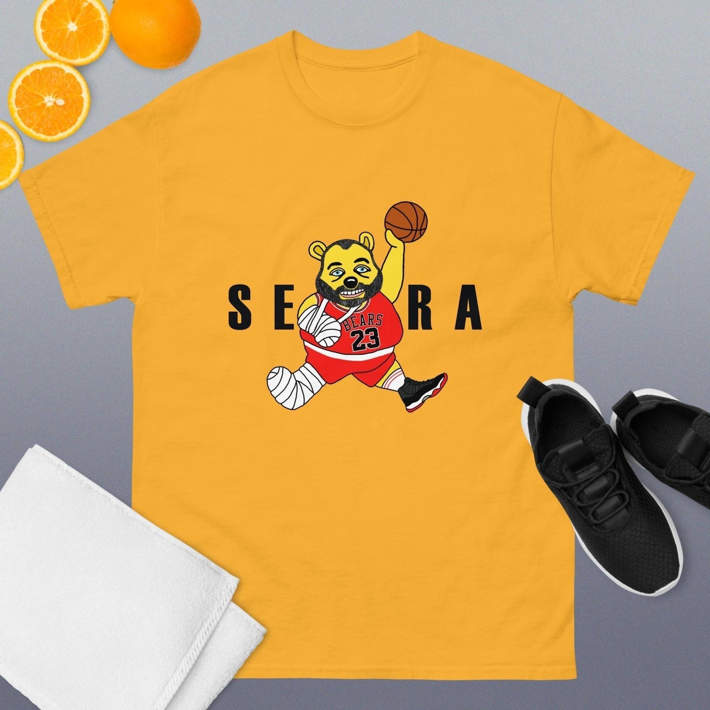 Air Segura, Tom Segura Basketball, Your Mom's House (YMH), 2 Bears 1 Cave, Funny Men's classic tee Next Cult Brand 2 Bears 1 Cave, Air Segura, Podcasts, Stand-up Comedy, Tom Segura, YMH