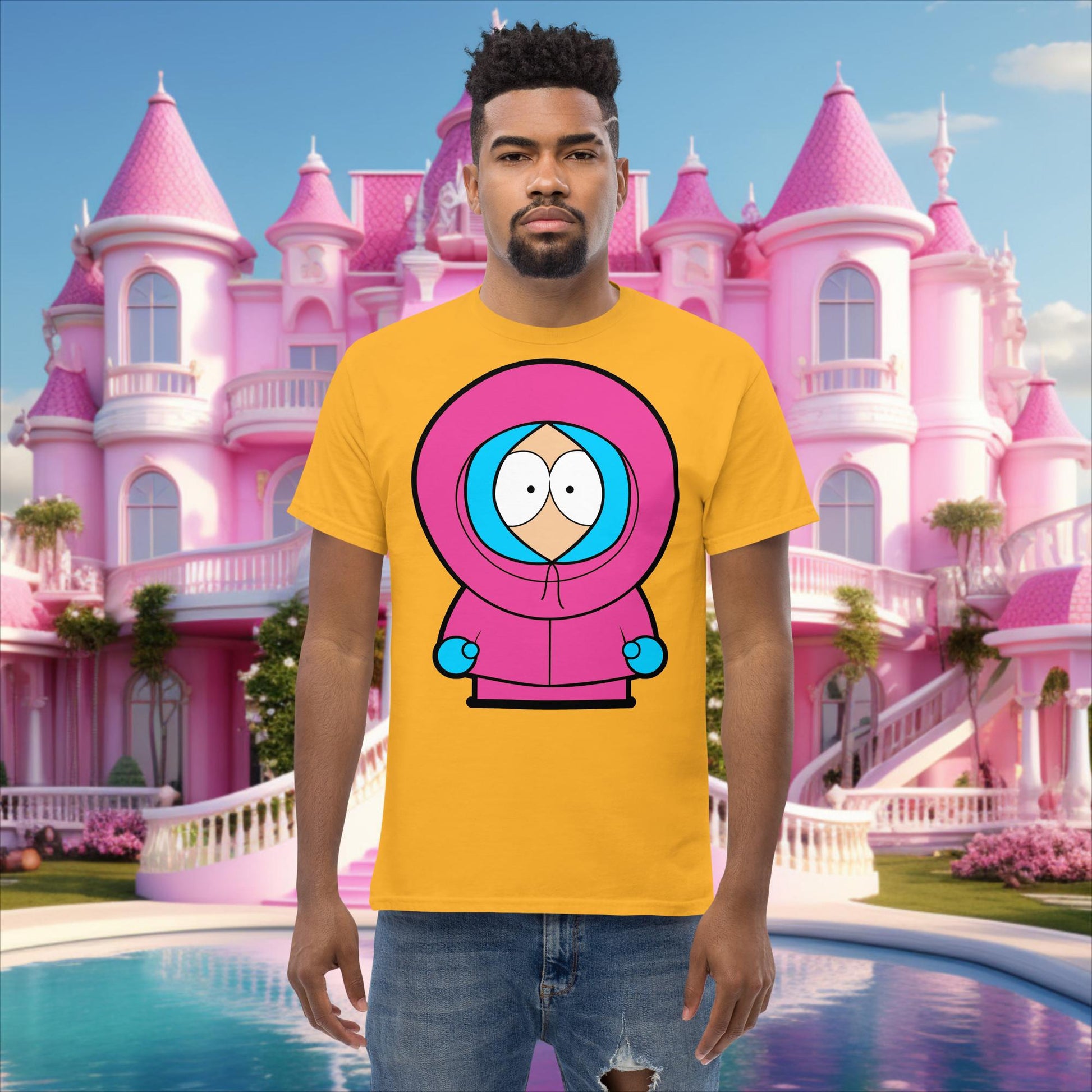 Kenny McCormick Ken Ryan Gosling Barbie South Park Kenny classic tee Next Cult Brand