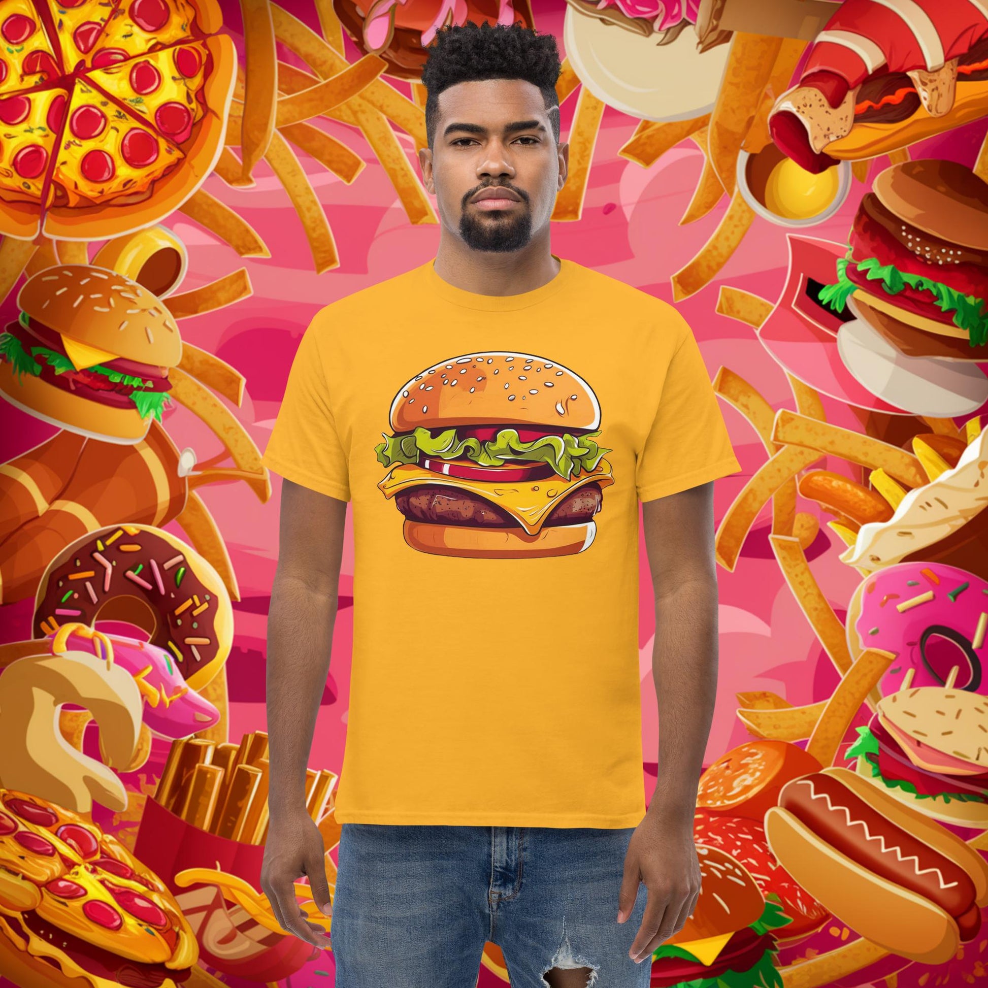 Cheeseburger I Love Burgers tee Next Cult Brand