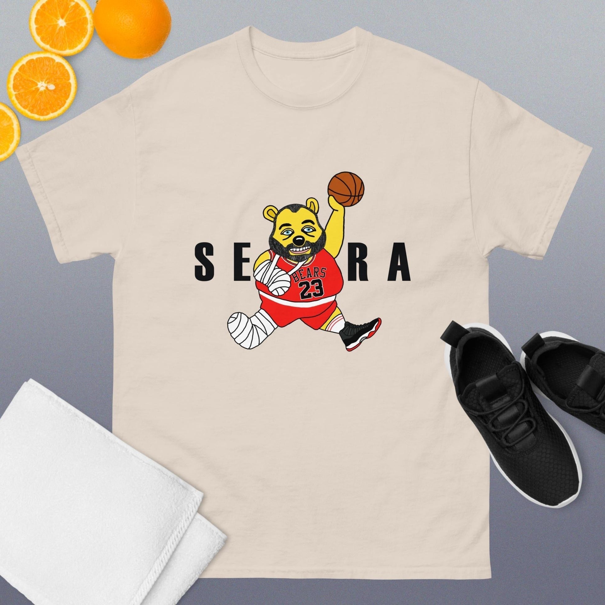 Air Segura, Tom Segura Basketball, Your Mom's House (YMH), 2 Bears 1 Cave, Funny Men's classic tee Next Cult Brand 2 Bears 1 Cave, Air Segura, Podcasts, Stand-up Comedy, Tom Segura, YMH