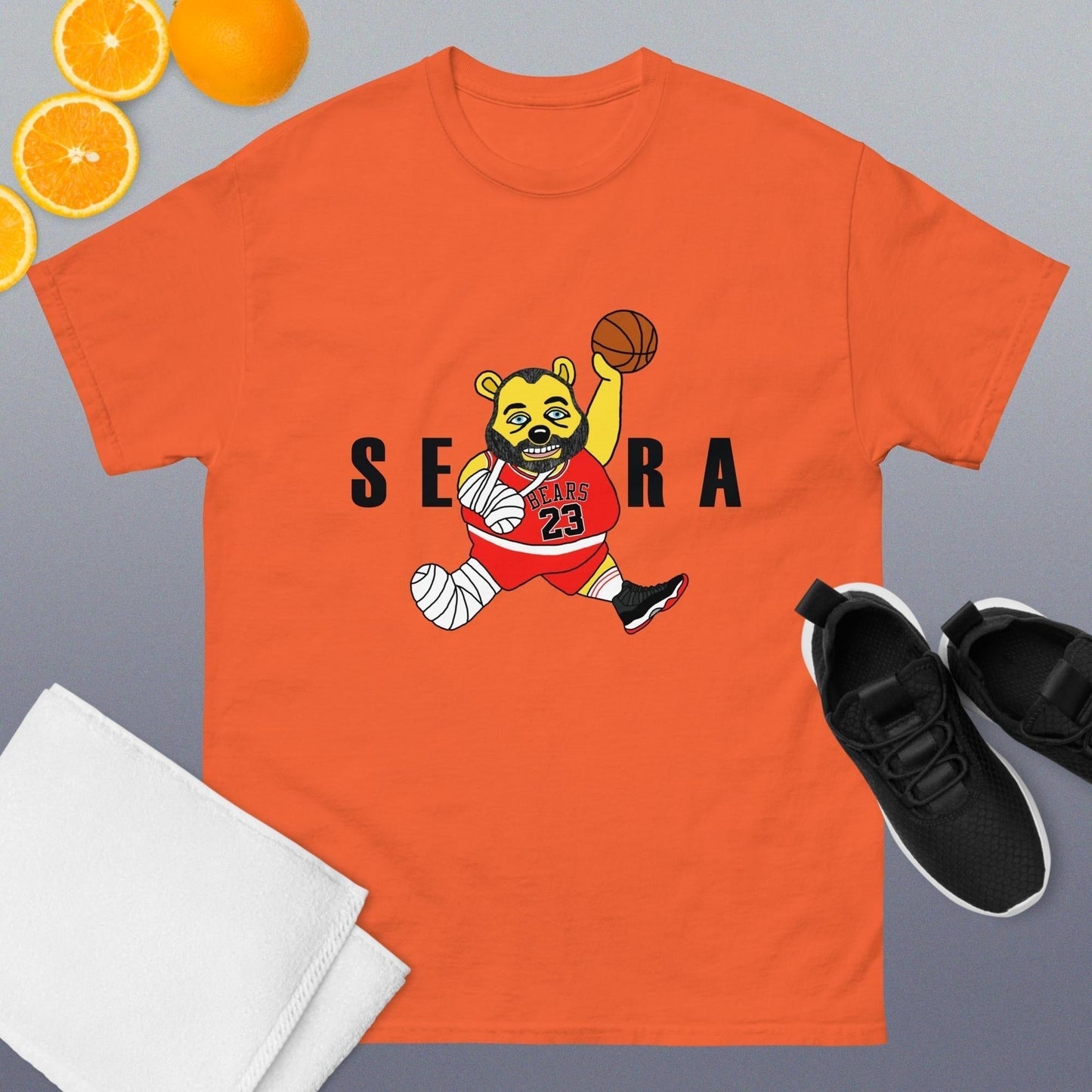 Air Segura, Tom Segura Basketball, Your Mom's House (YMH), 2 Bears 1 Cave, Funny Men's classic tee Next Cult Brand 2 Bears 1 Cave, Air Segura, Podcasts, Stand-up Comedy, Tom Segura, YMH