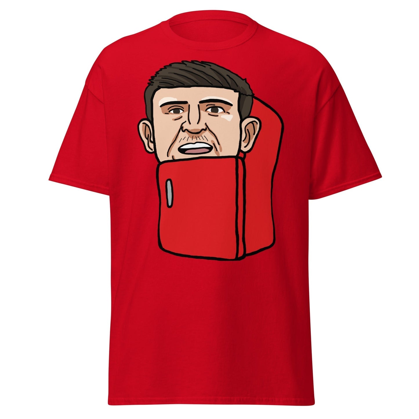 Harry ''The Fridge'' Maguire T-Shirt, With Name & Number Next Cult Brand Football, Harry Maguire, Manchester United, The Fridge