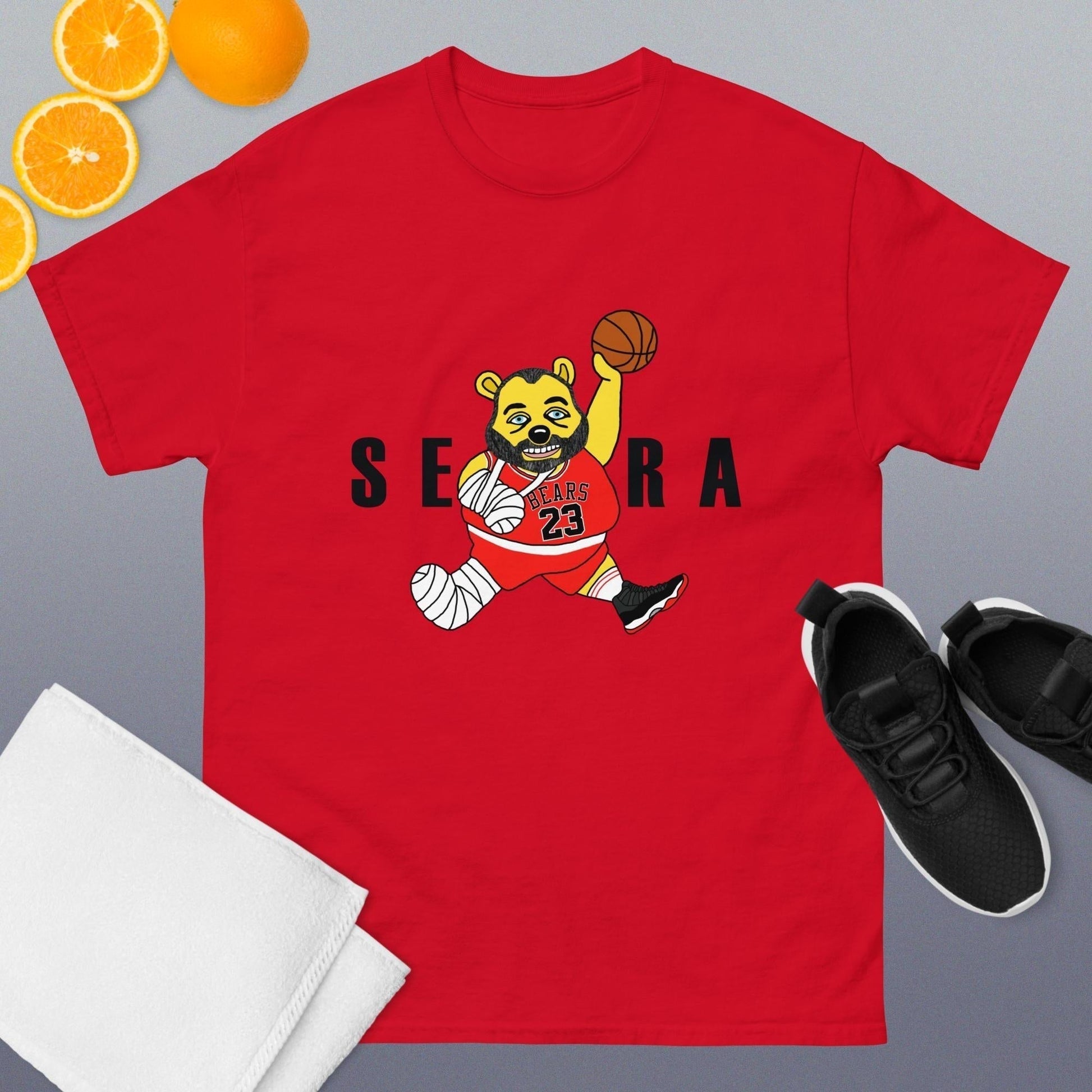 Air Segura, Tom Segura Basketball, Your Mom's House (YMH), 2 Bears 1 Cave, Funny Men's classic tee Next Cult Brand 2 Bears 1 Cave, Air Segura, Podcasts, Stand-up Comedy, Tom Segura, YMH