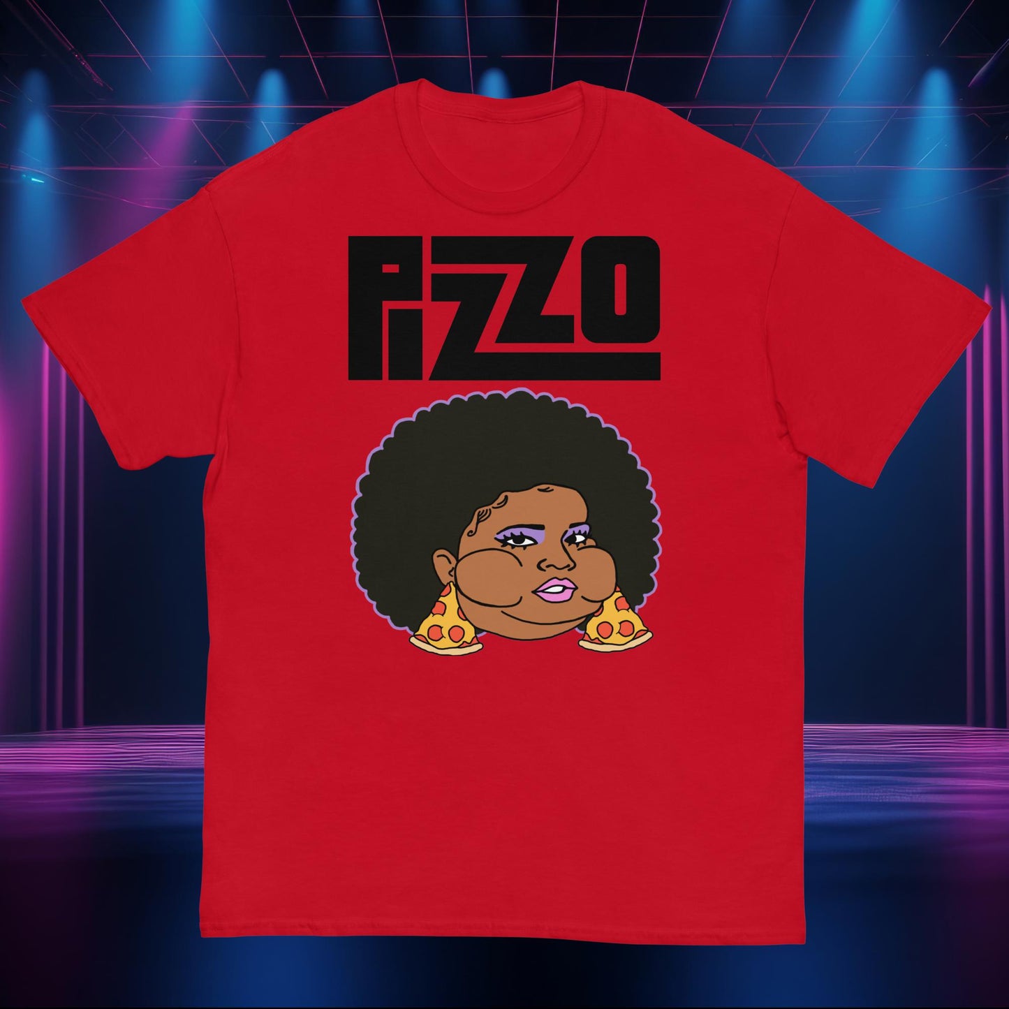 Pizzo Lizzo Pizza Lizzo Merch Lizzo Gift Body Positivity Body empowerment Lizzo shirt Red T-shirts Lizzo Music Next Cult Brand