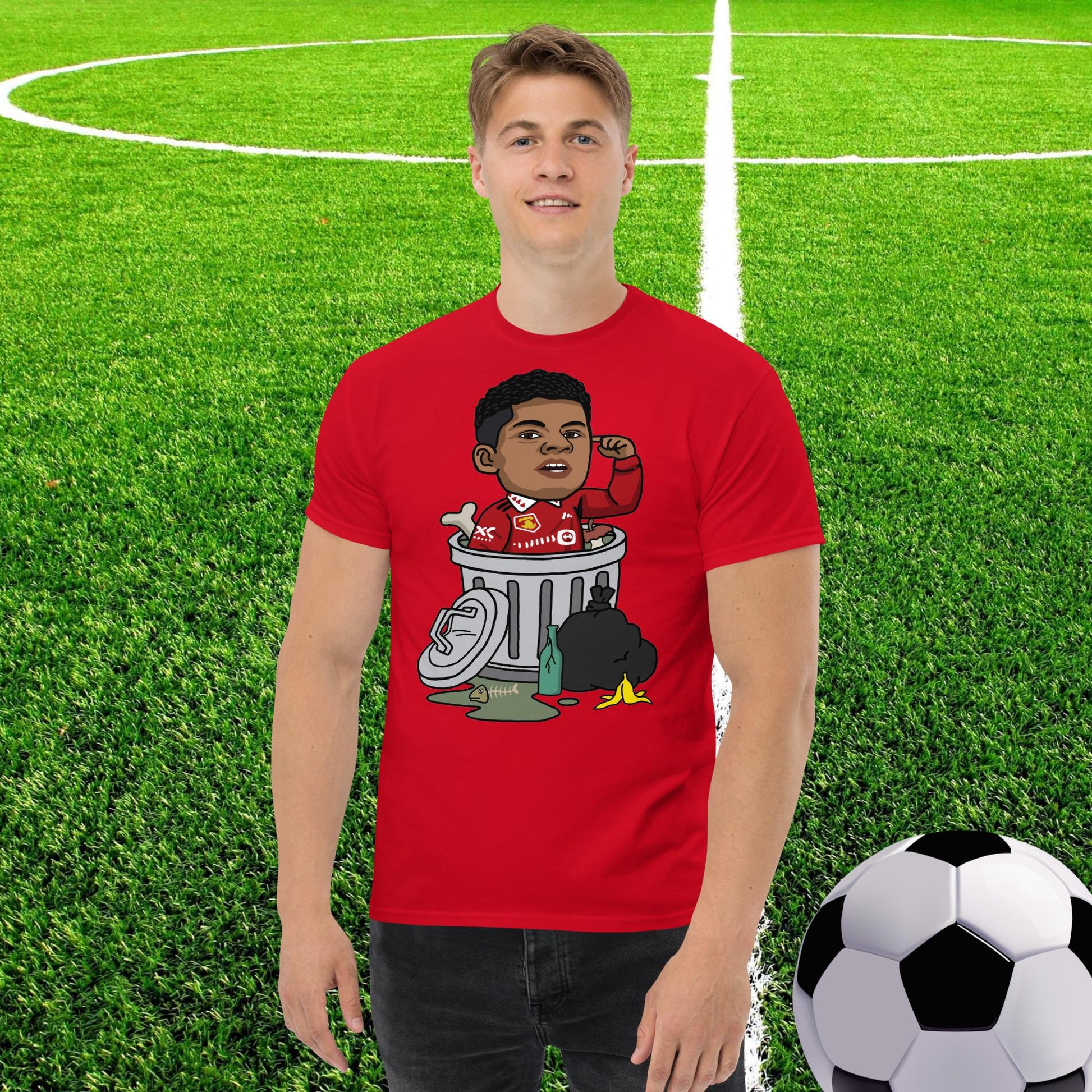 Trashford Marcus Rashford Manchester United Gift Man United Gift Marcus Rashford tee Red T-shirts Football Manchester United Marcus Rashford Next Cult Brand