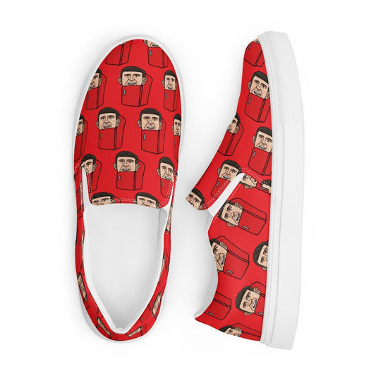 Harry ''The Fridge'' Maguire Manchester United funny football/ soccer meme Men’s slip-on canvas shoes red 13 Shoes Football Harry Maguire Manchester United The Fridge Next Cult Brand