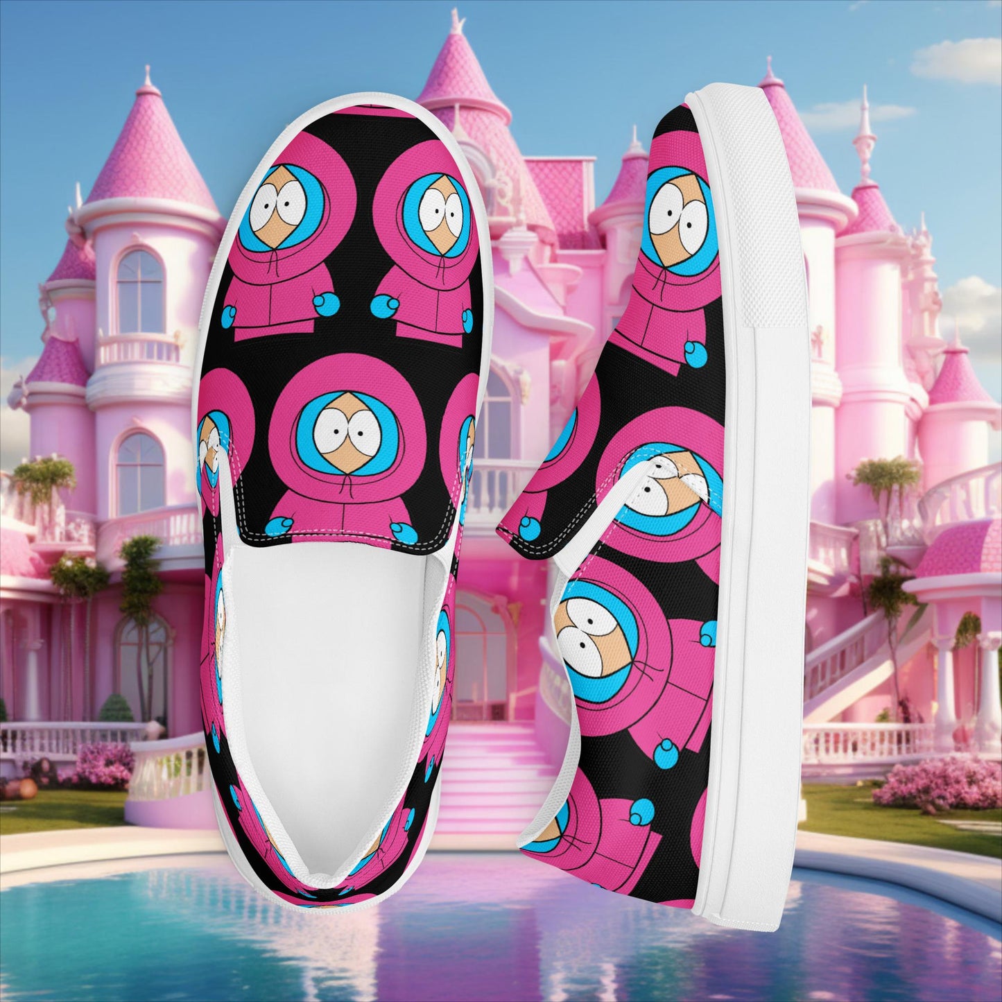 Kenny McCormick Ken Ryan Gosling Barbie South Park Kenny slip-on canvas shoes Next Cult Brand