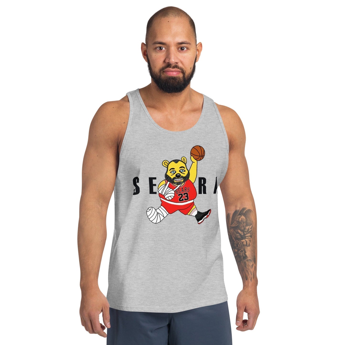 Air Segura, Tom Segura Basketball, Your Mom's House (YMH), 2 Bears 1 Cave, Funny Men's Tank Top Next Cult Brand 2 Bears 1 Cave, Air Segura, Podcasts, Stand-up Comedy, Tom Segura, YMH