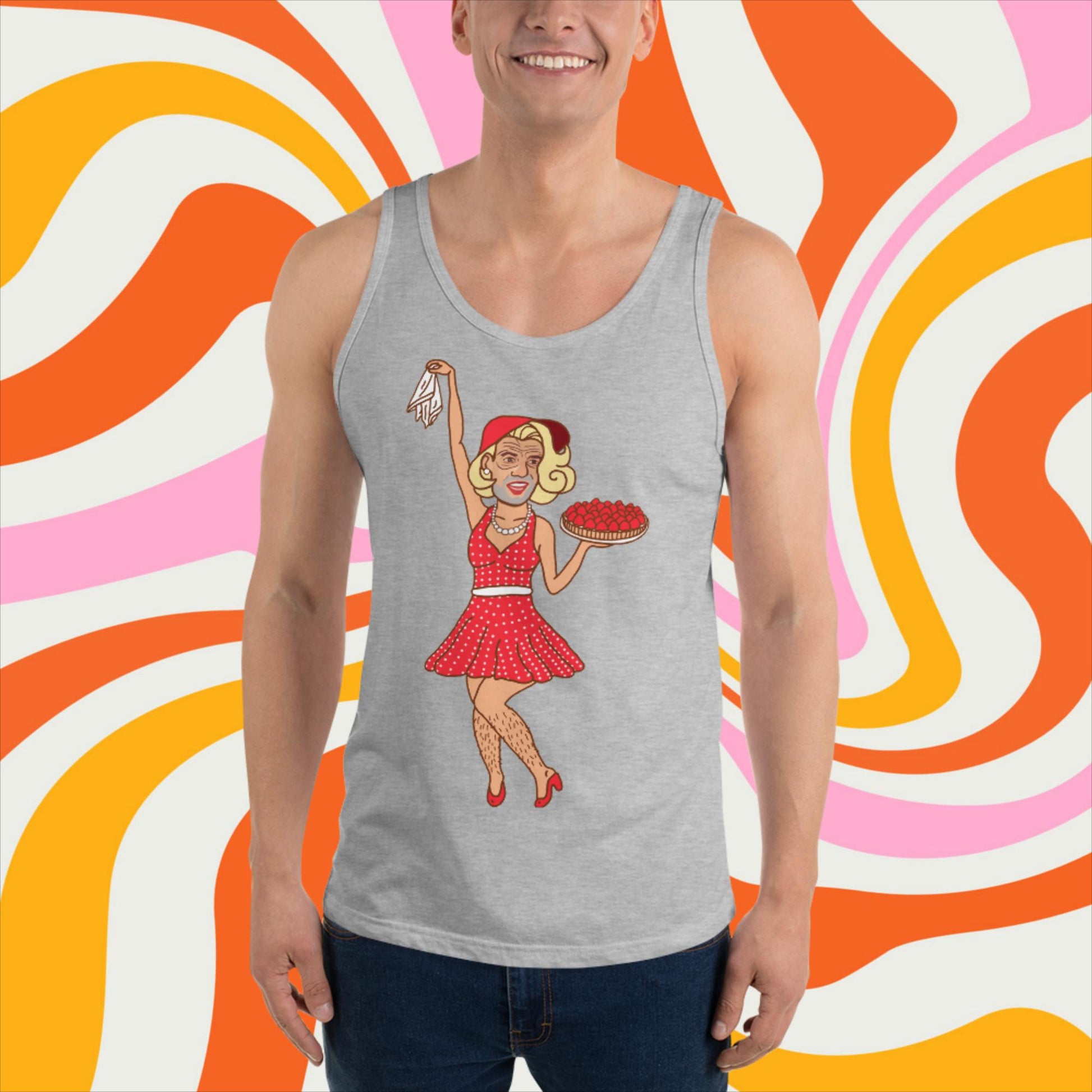 Thinnn Boy Bake Club The Fighter and The Kid TFATK Podcast Comedy 60s retro housewife Bryan Callen Tank Top Next Cult Brand