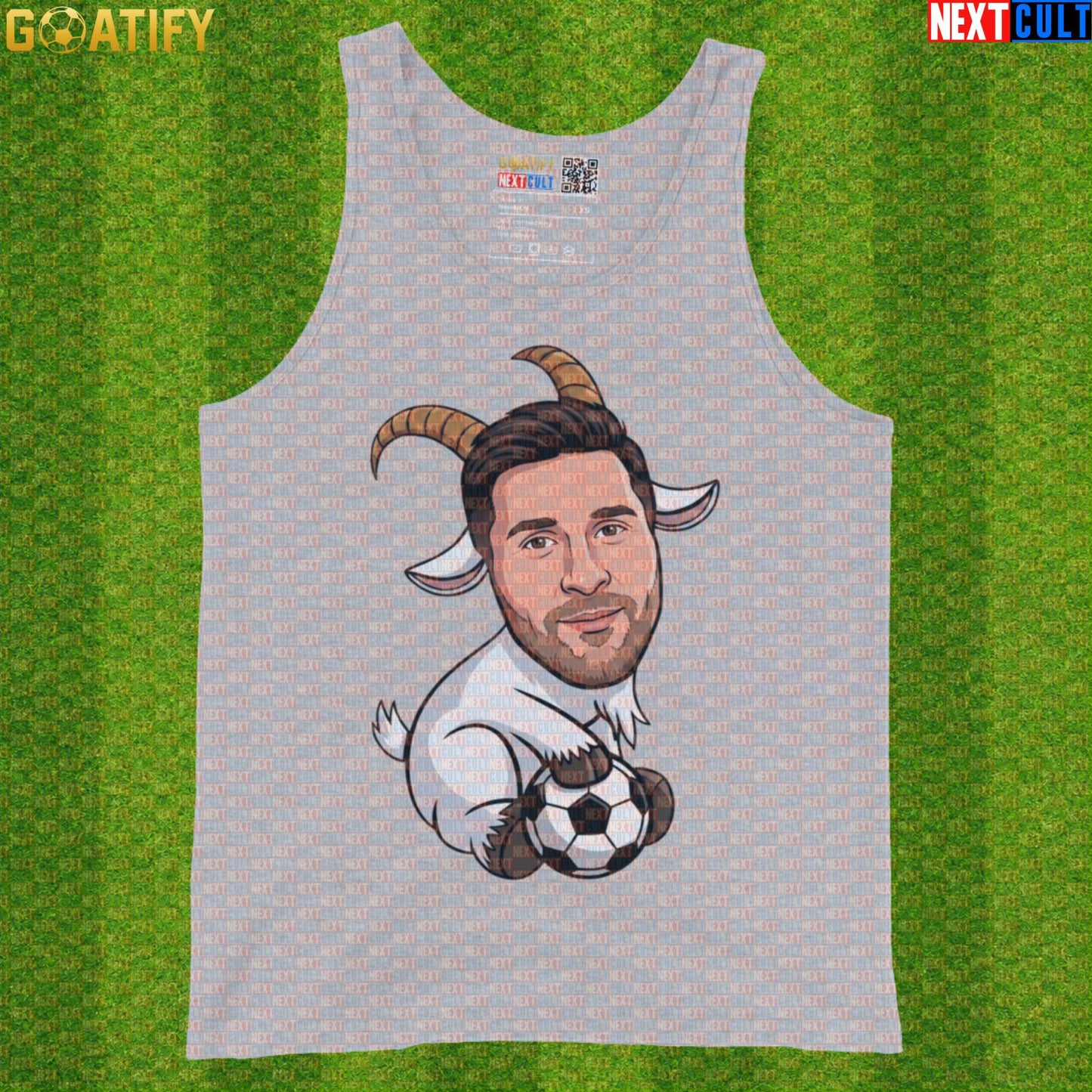 Lionel Messi Tank Top - GOAT Soccer Muscle Shirt Gift for Argentina World Cup Football Fans |  | ["Argentina", "Barcelona", "Football", "Inter Miami", "Lionel Messi", "Soccer"]