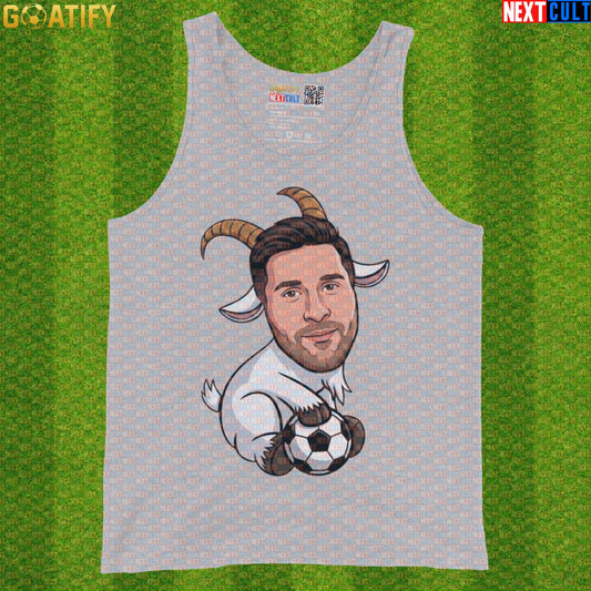 Lionel Messi Tank Top - GOAT Soccer Muscle Shirt Gift for Argentina World Cup Football Fans |  | ["Argentina", "Barcelona", "Football", "Inter Miami", "Lionel Messi", "Soccer"]