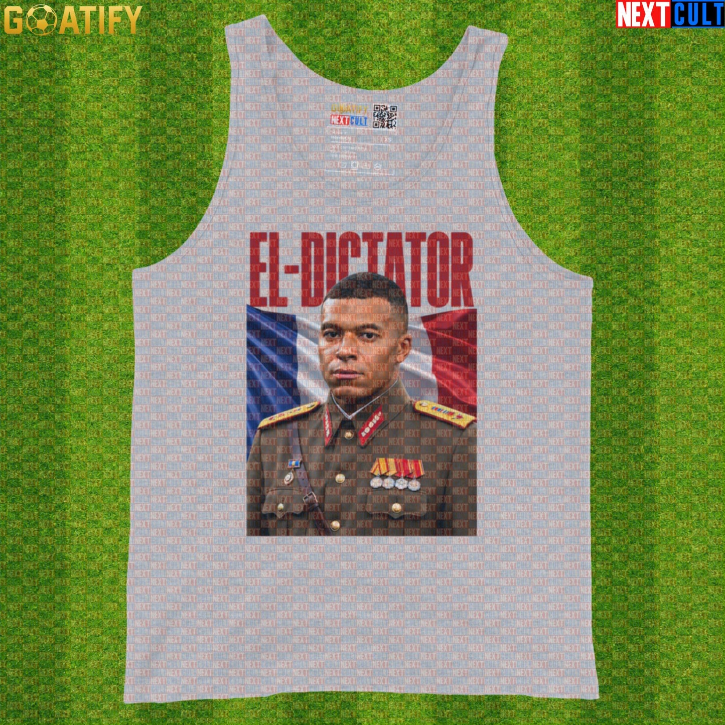 Kylian Mbappe Tank Top – El Dictator Soccer Muscle Shirt for Gym and Summer Match Days |  | ["Football", "France", "Kylian Mbappe", "PSG", "Real Madrid", "Soccer"]