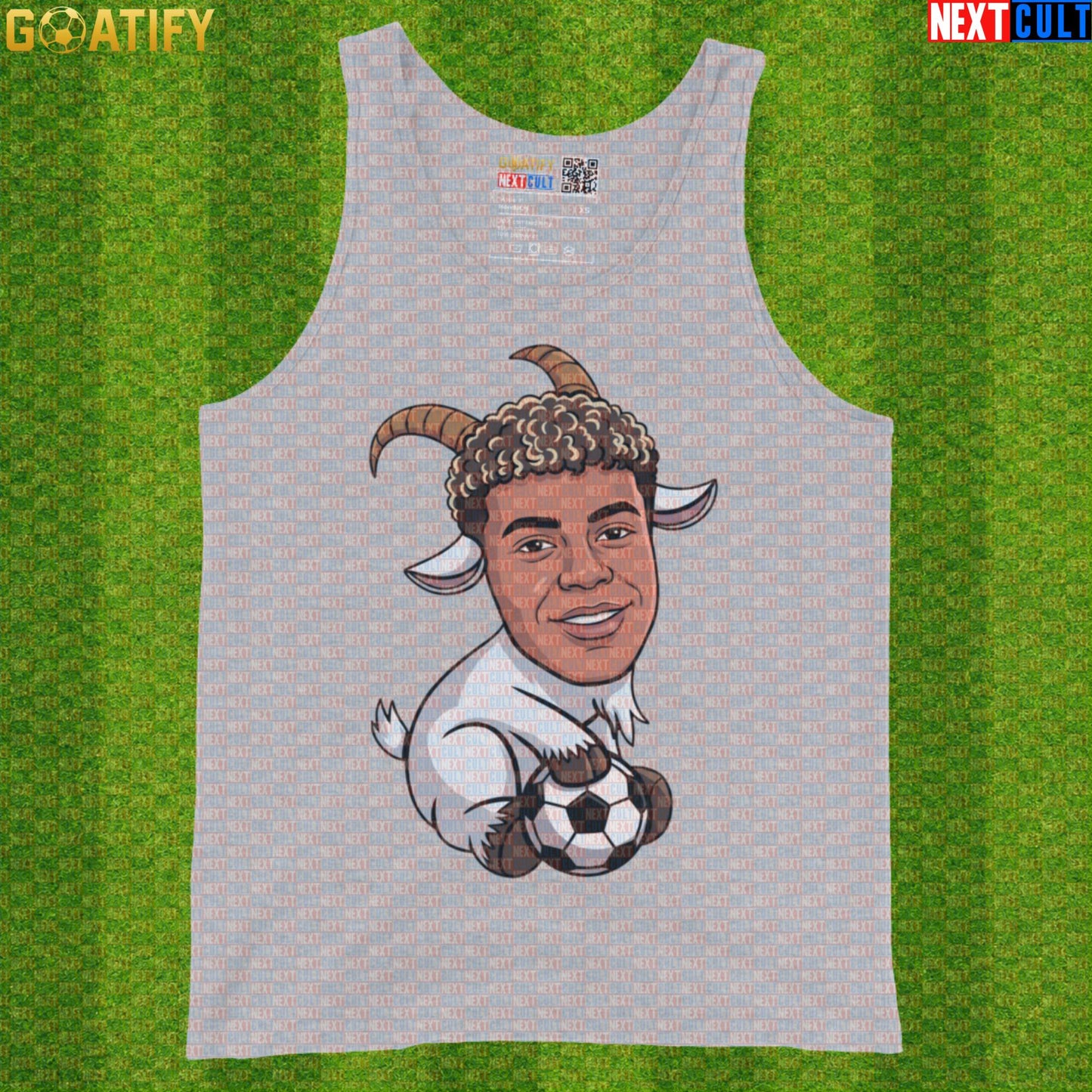 Lamine Yamal Tank Top – Young GOAT Muscle Shirt for Barcelona Fans and Summer Football Athletic Heather Next Cult Brand