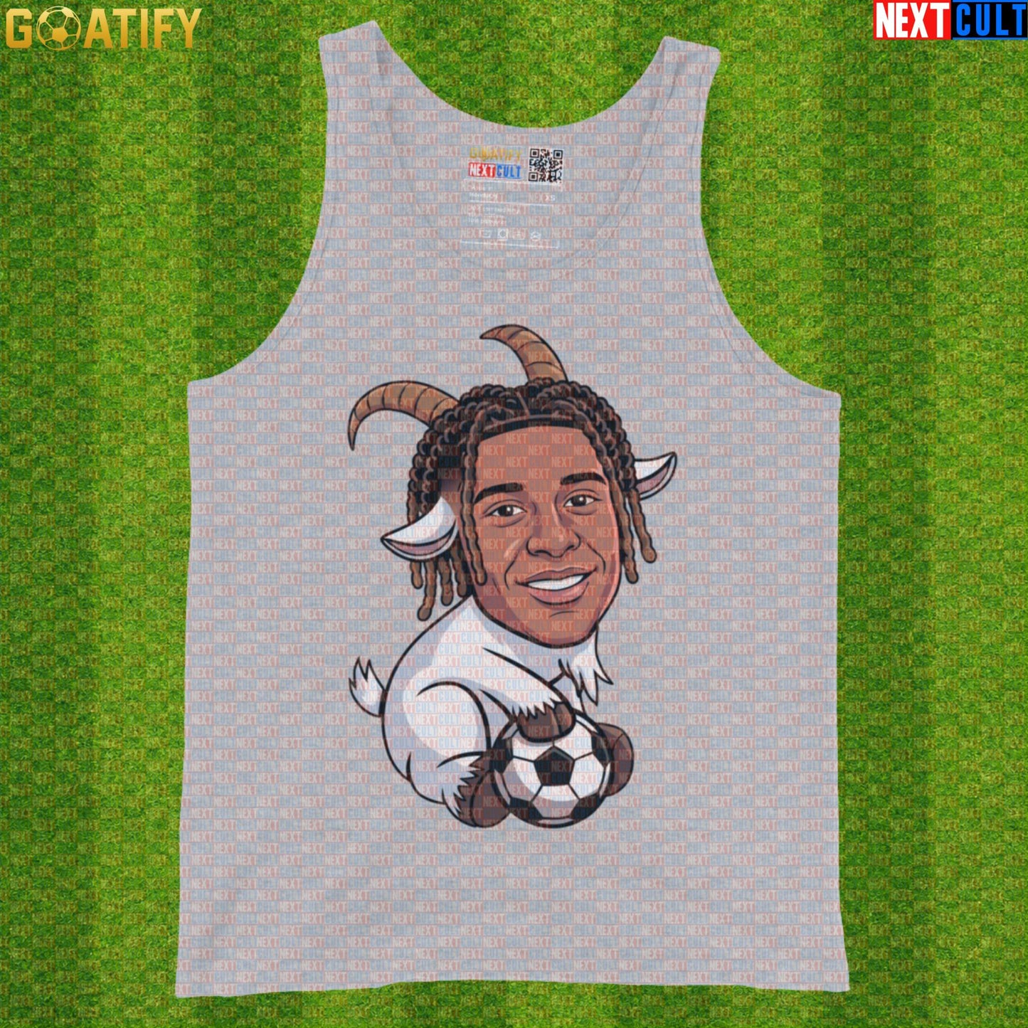 Michael Olise Tank Top – GOAT Muscle Shirt for Soccer Training and Summer Match Days |  | ["Bayern Munich", "Football", "France", "Michael Olise", "Soccer"]
