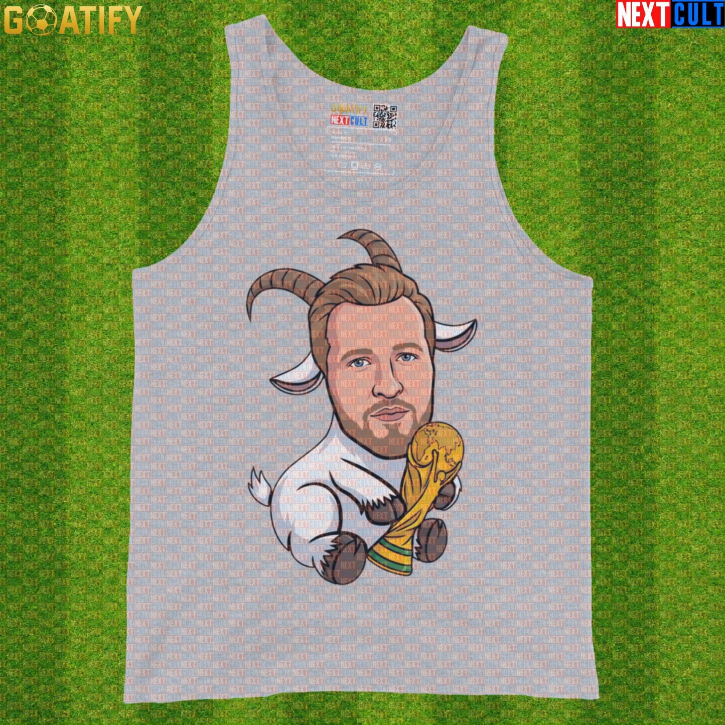 Harry Kane Tank Top – Kane GOAT Muscle Shirt for England World Cup Believers |  | ["Bayern Munich", "England", "Football", "Harry Kane", "Soccer", "Tottenham Hotspur"]