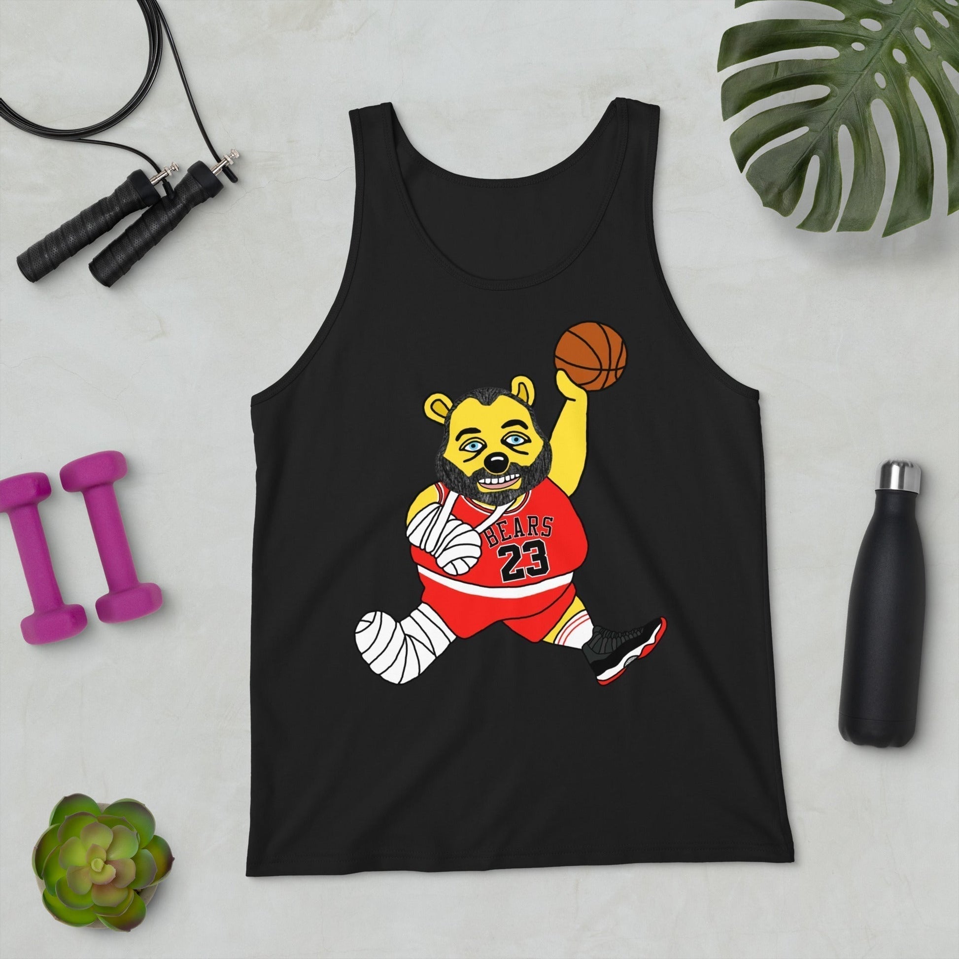 Air Segura, Tom Segura Basketball, Your Mom's House (YMH), 2 Bears 1 Cave, Funny Men's Tank Top Black Tank Tops 2 Bears 1 Cave Air Segura Podcasts Stand-up Comedy Tom Segura YMH Next Cult Brand