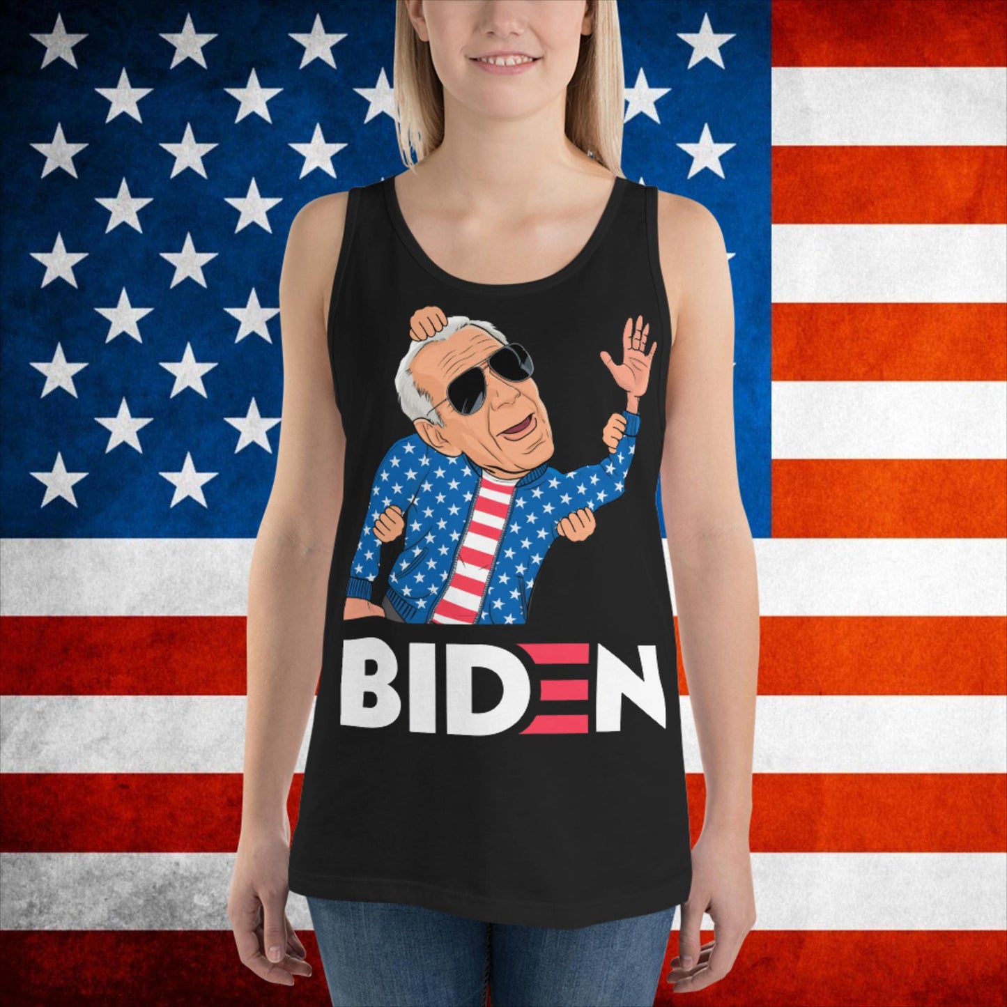 Weekend at Biden's Joe Biden Meme Democrat Republican Trump Gift Biden Gift 90s Vintage Tank Top Next Cult Brand