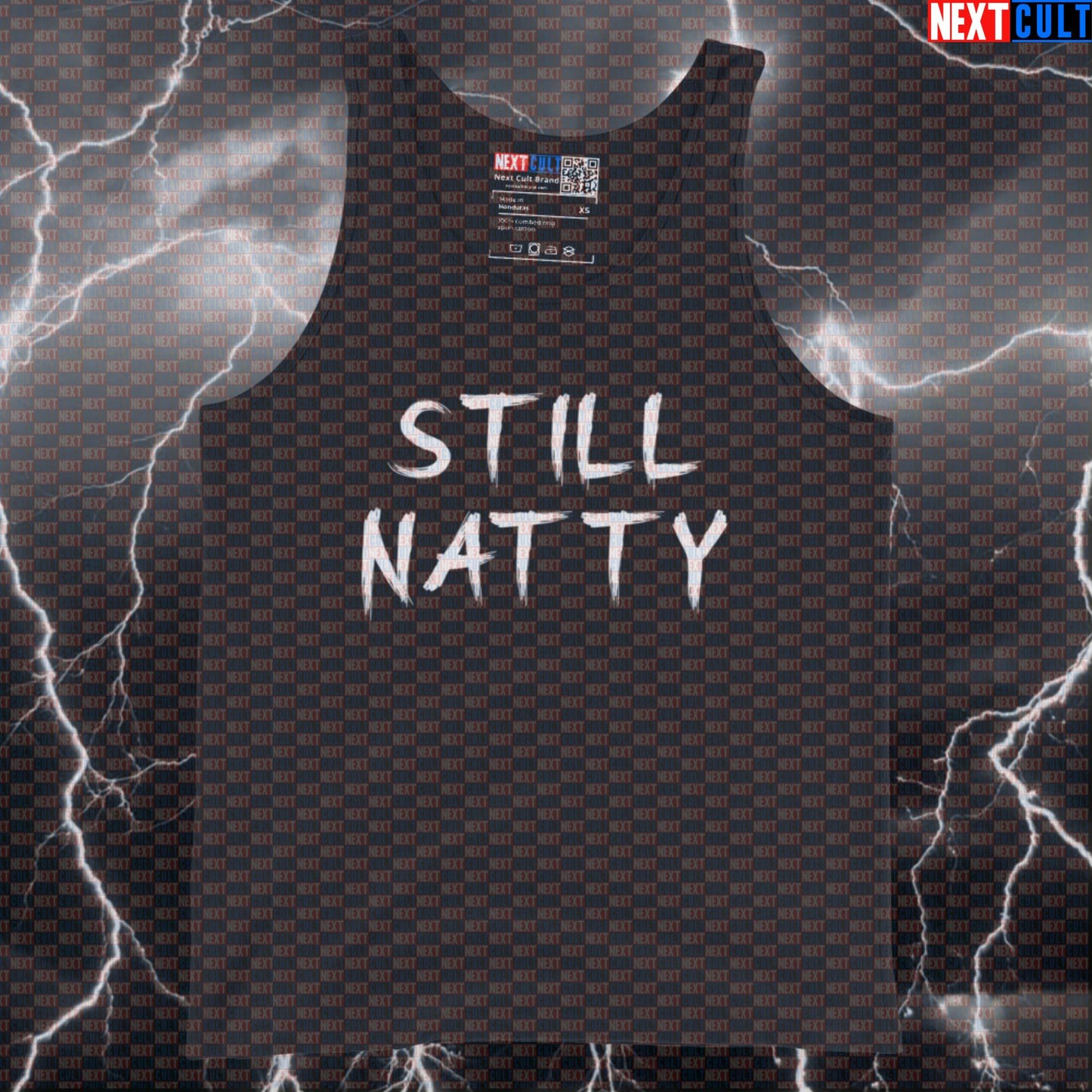 Still Natty Gym Tank Top | Funny Natural Bodybuilding Meme Muscle Shirt | Workout Vest For Lifters Tank Tops Bodybuilding Fitness Gym Natty Workout Next Cult Brand