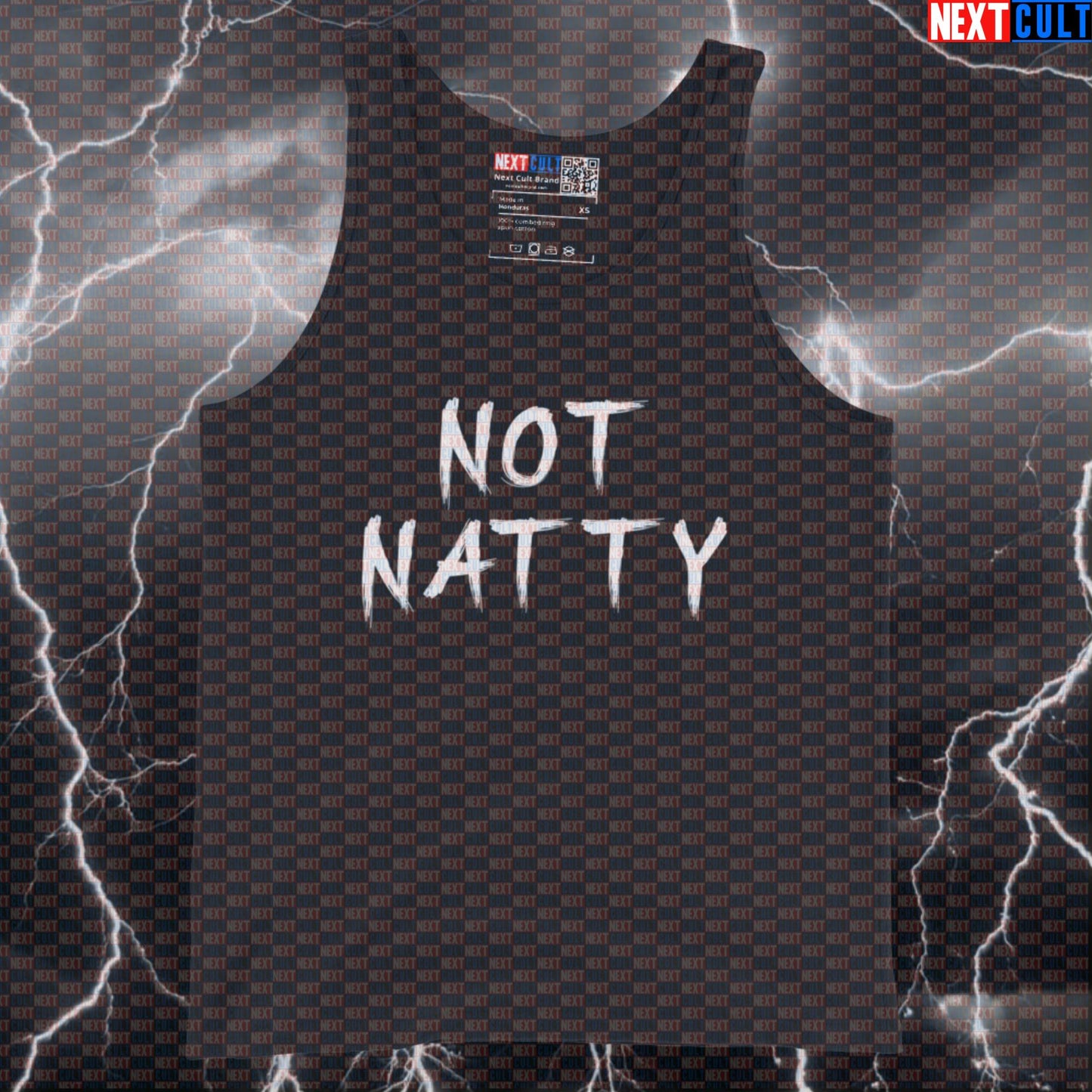 Funny Not Natty Gym Tank Top | Bodybuilding Meme Muscle Shirt For Lifters & Gym Bros | Athletic Shirt Tank Tops Bodybuilding Fitness Gym Natty Steroids Workout Next Cult Brand