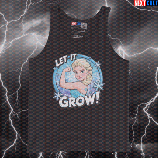 Let It Grow Funny Gym Tank Top | Workout Motivation Muscle Shirt For Lifters | Fitness Meme Athletic Top Tank Tops Bodybuilding Films Fitness Frozen Gym Workout Next Cult Brand