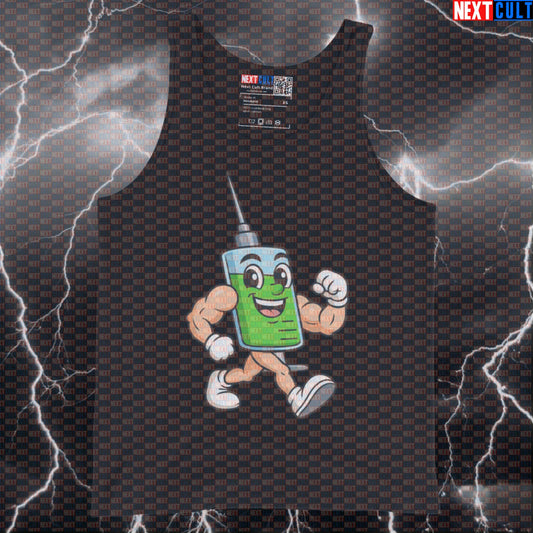 It's All Genetics Funny Gym Tank Top | Natty Or Not Bodybuilding Vest For Lifters Tank Tops Bodybuilding Fitness Gym Steroids Workout Next Cult Brand