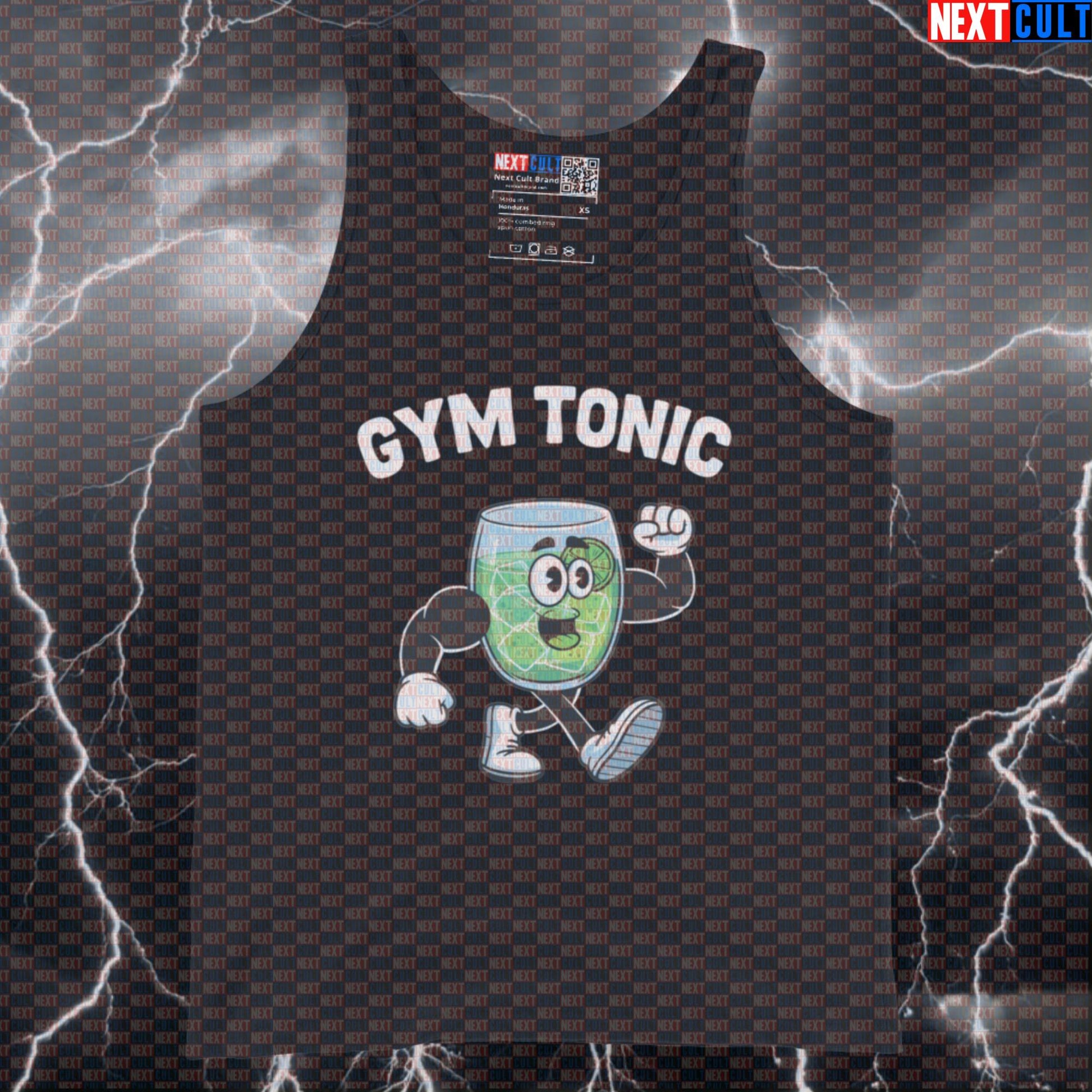 Funny Gym & Tonic Tank Top | Muscle Shirt For Lifters & Gym Bros | Fitness Meme Athletic Shirt Vest Tank Tops Bodybuilding Fitness Gym Workout Next Cult Brand
