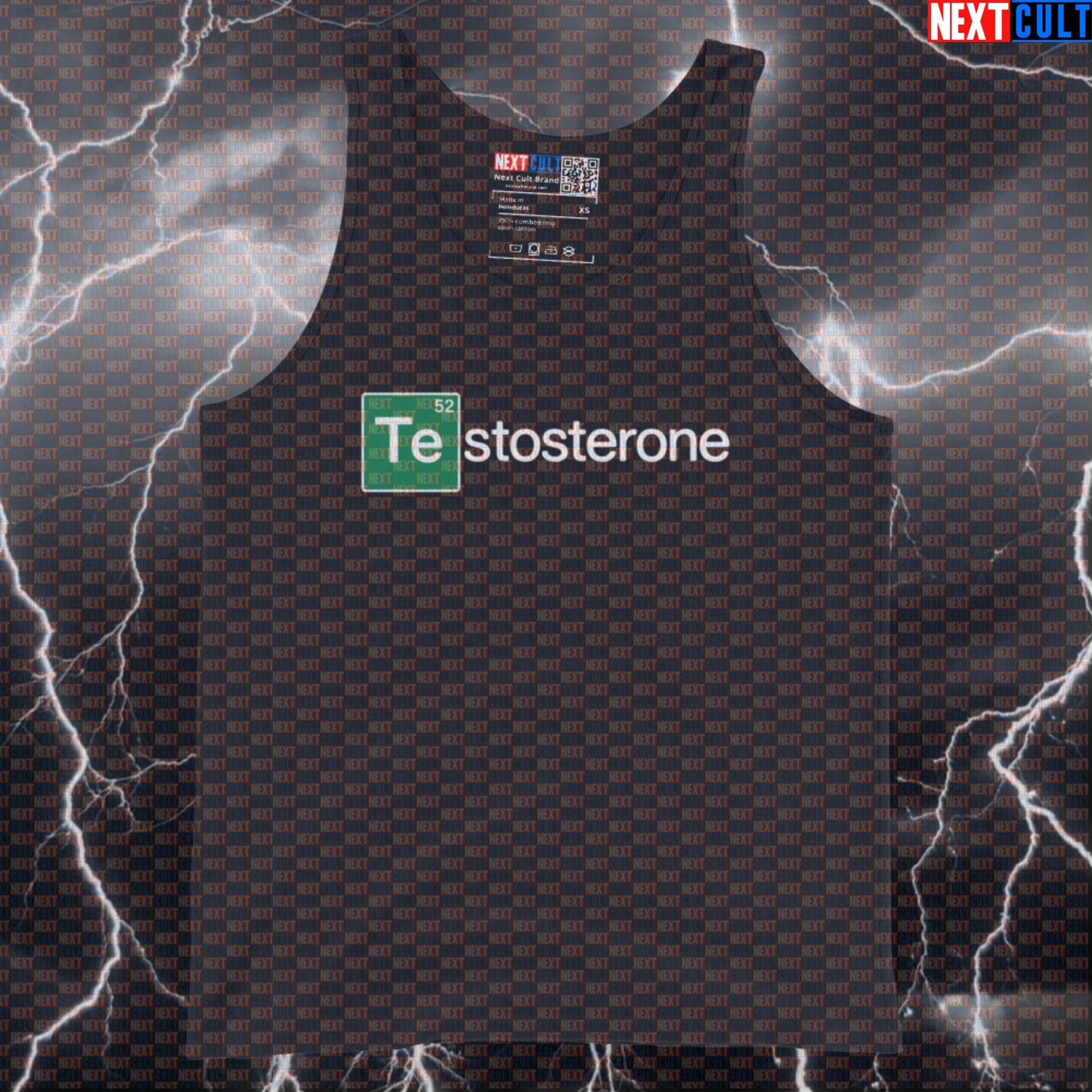 Testosterone Formula Gym Tank Top | Breaking Bad Chemistry Funny Workout Vest Bodybuilding Breaking Bad Fitness Gym TV Workout Next Cult Brand