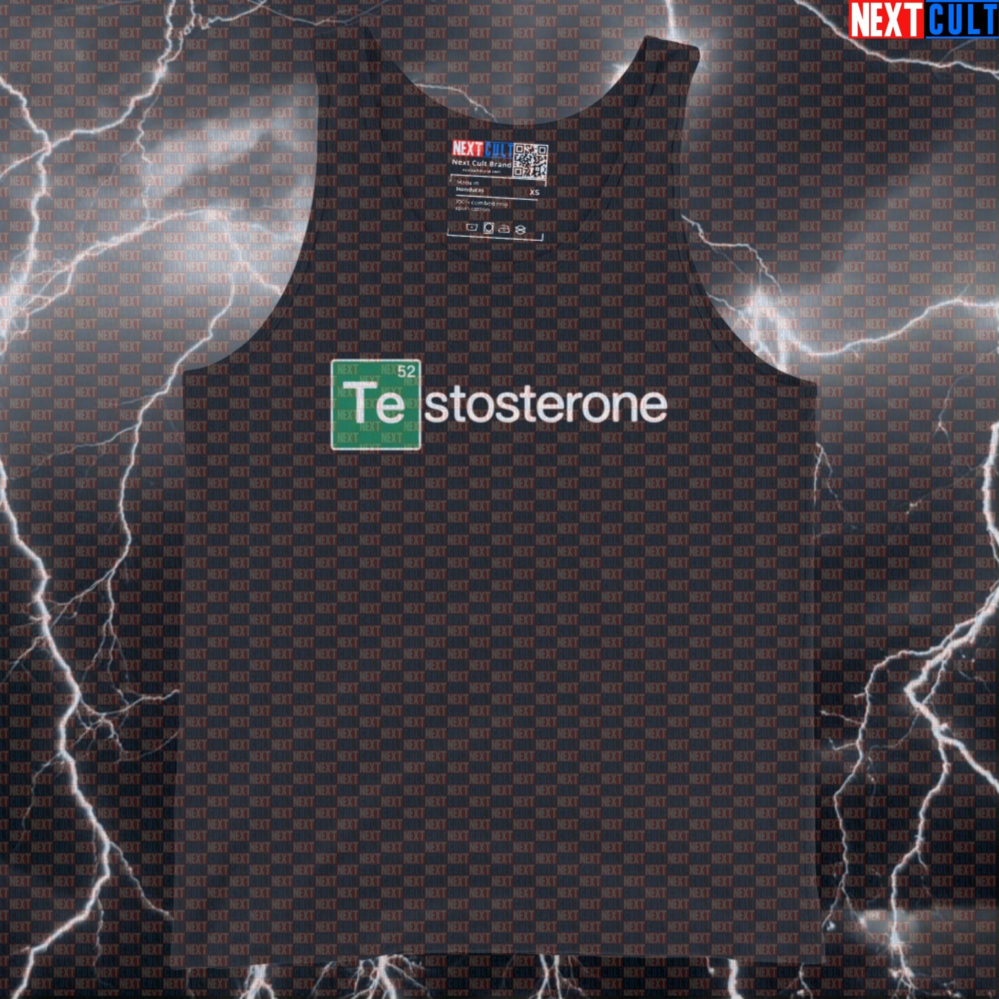Testosterone Formula Gym Tank Top | Breaking Bad Chemistry Funny Workout Vest Bodybuilding Breaking Bad Fitness Gym TV Workout Next Cult Brand