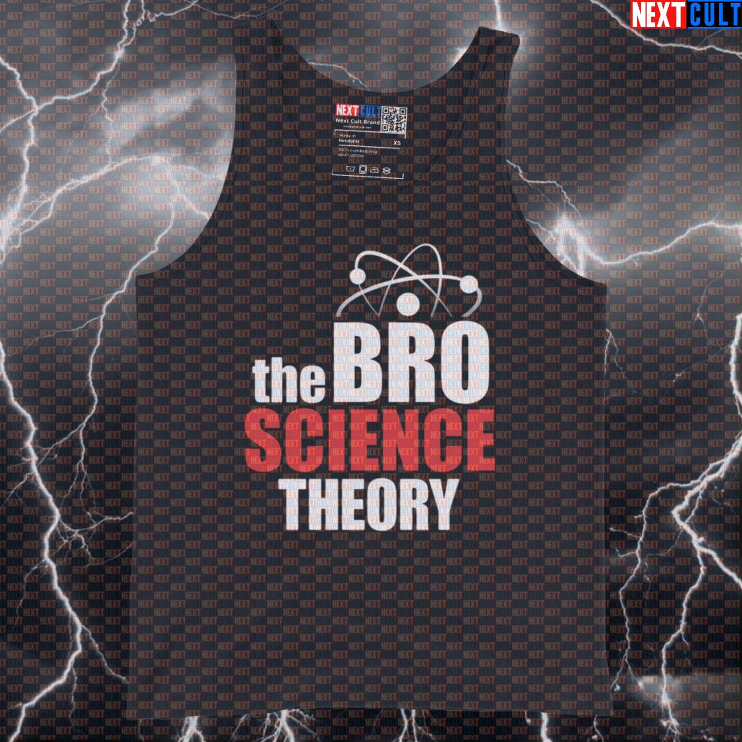 Bro Science Theory Gym Tank Top | Big Bang Bodybuilding Vest Funny Muscle Shirt Bodybuilding Fitness Gym TV Workout Next Cult Brand